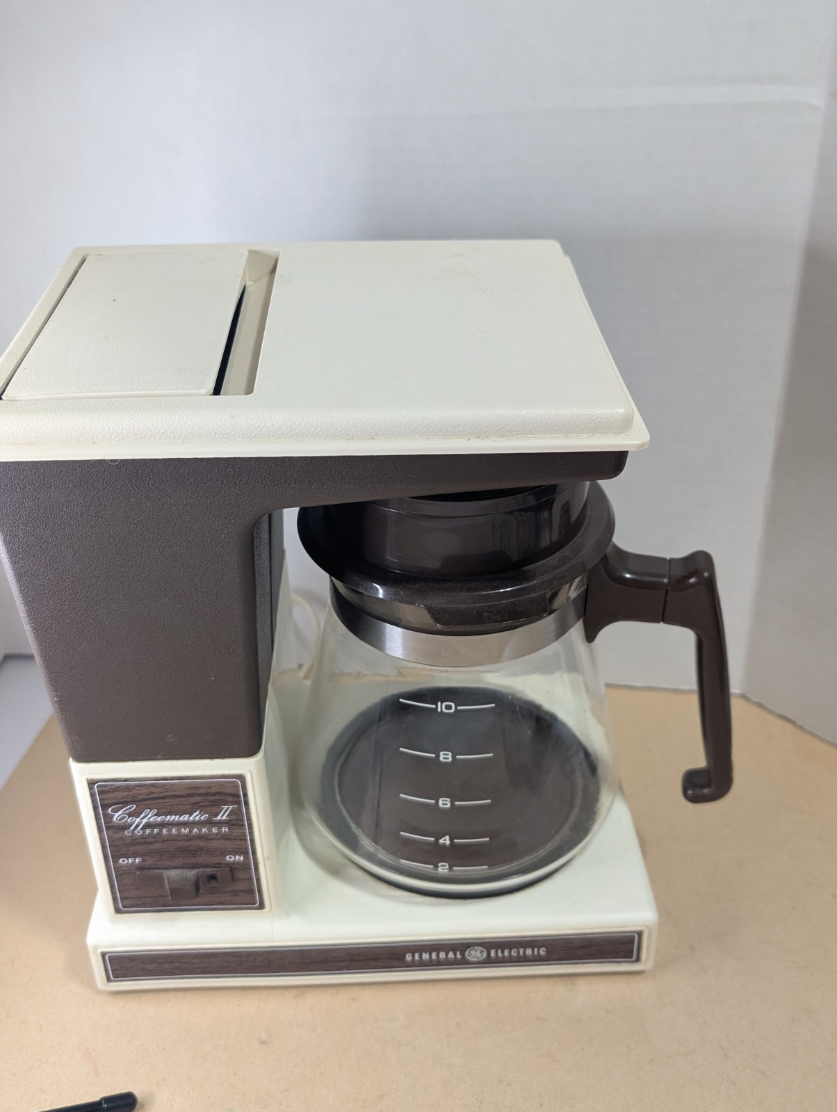 Vintage GE Coffematic II Coffee Maker Kitchen Prop 70s Vintage GE Coffematic II Coffee Maker Kitchen Prop 70s
