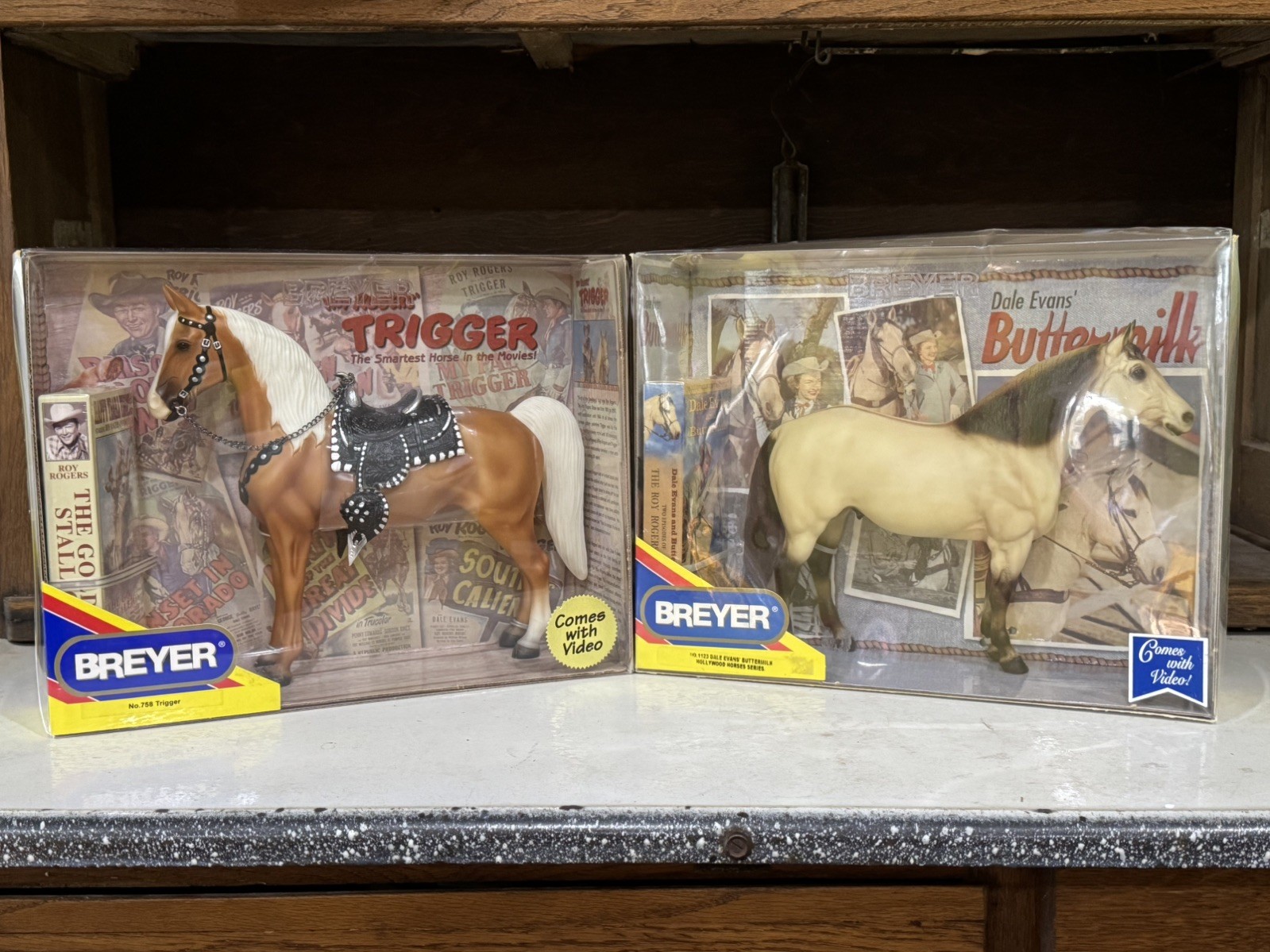 Breyer Hollywood Horses & Videos: Roy Rogers Trigger & Dale Evans Buttermilk Breyer Hollywood Horses & Videos: Roy Rogers Trigger & Dale Evans Buttermilk