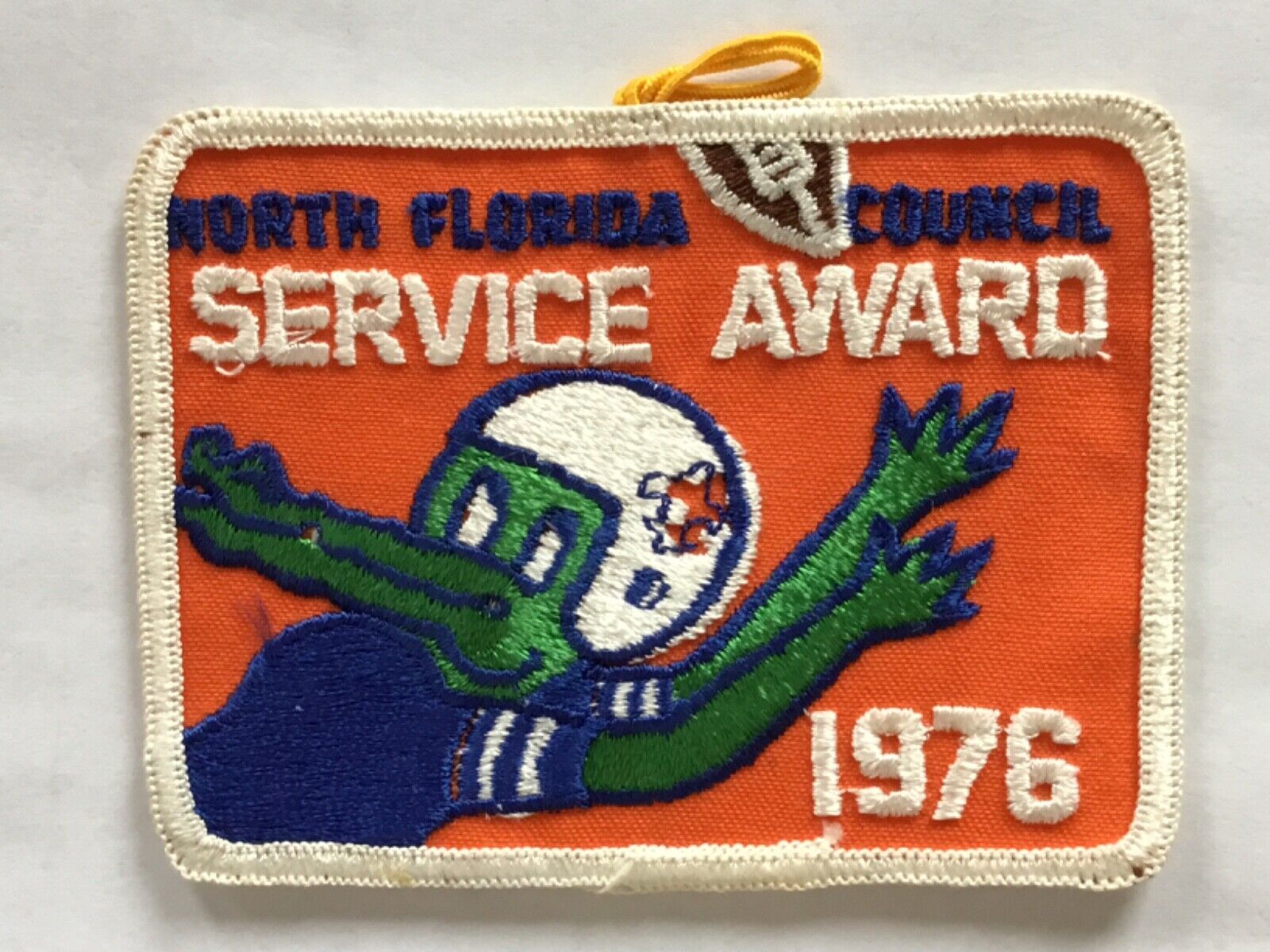 North Florida Council 1974 University of Florida Service Award Patch USHER