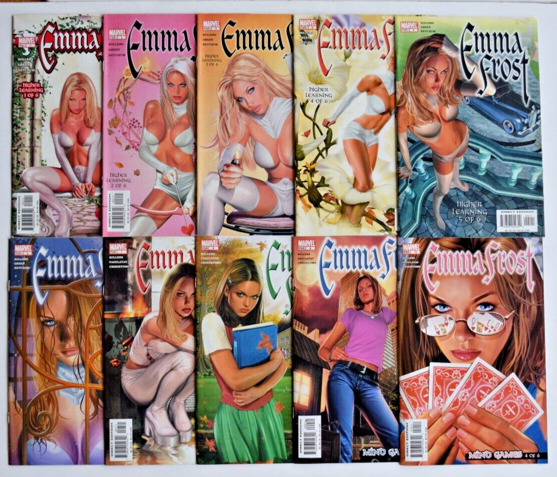 EMMA FROST (2003) 18 ISSUE COMPLETE SET #1-18 MARVEL COMICS
