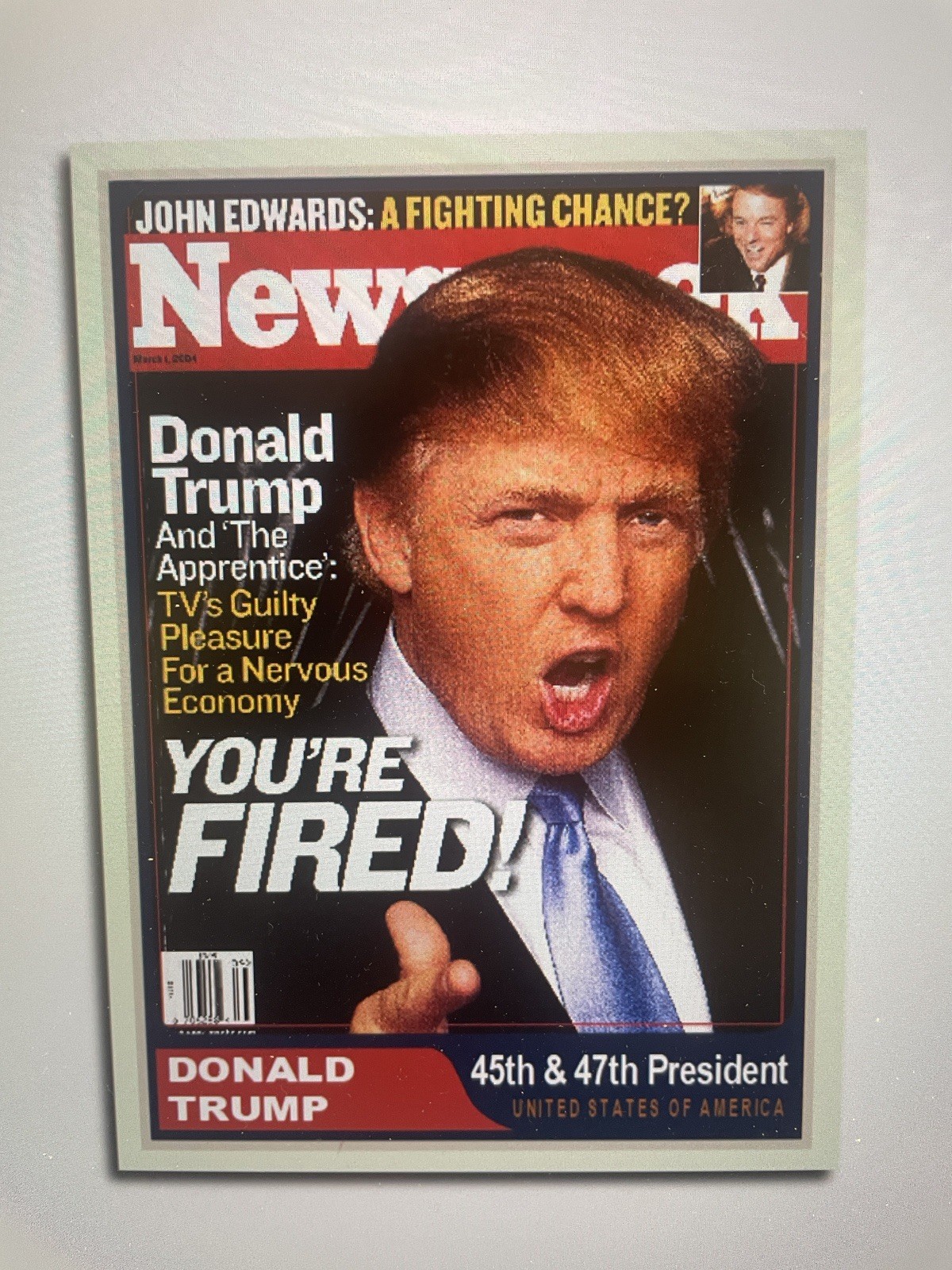 Donald Trump 2024 “47“ Custom ACEO Newsweek Your Fired Donald Trump 2024 “47“ Custom ACEO Newsweek Your Fired