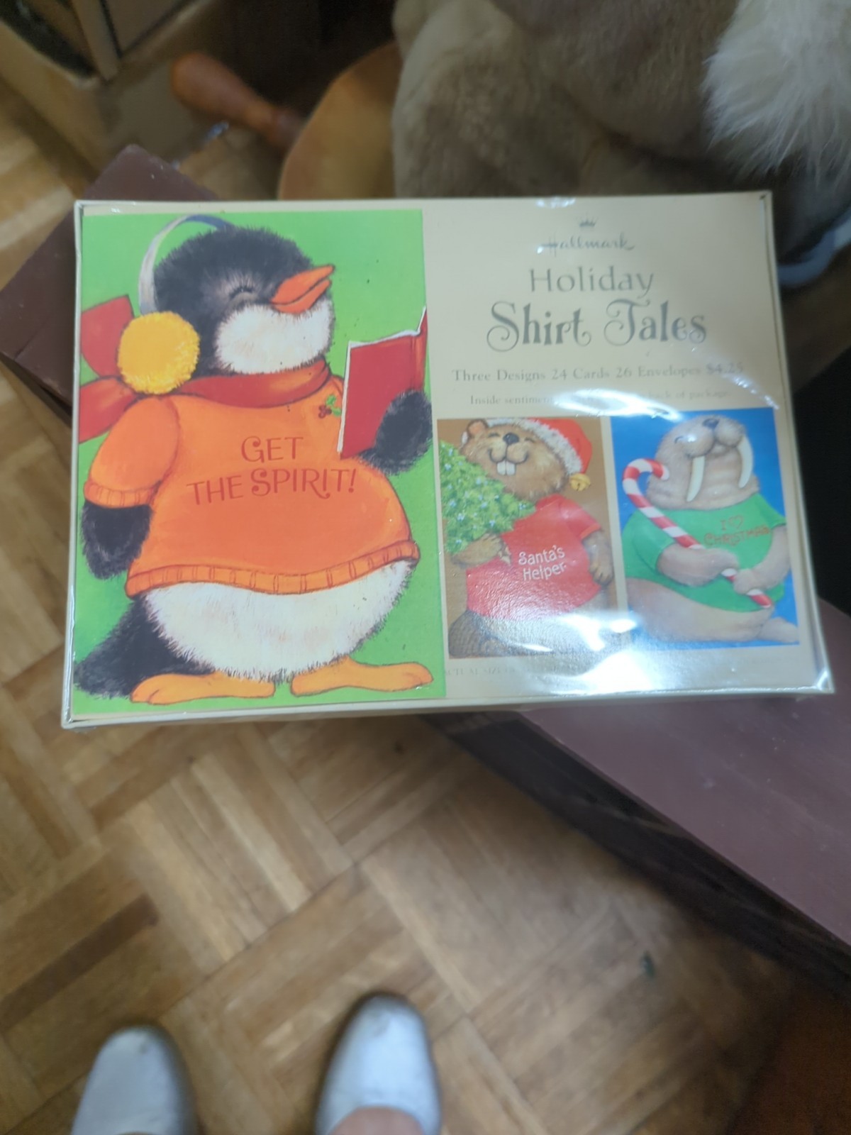 Vintage Rare 1980s Hallmark Sealed Holiday Shirt Takes Cards Envelope Set Vintage Rare 1980s Hallmark Sealed Holiday Shirt Takes Cards Envelope Set