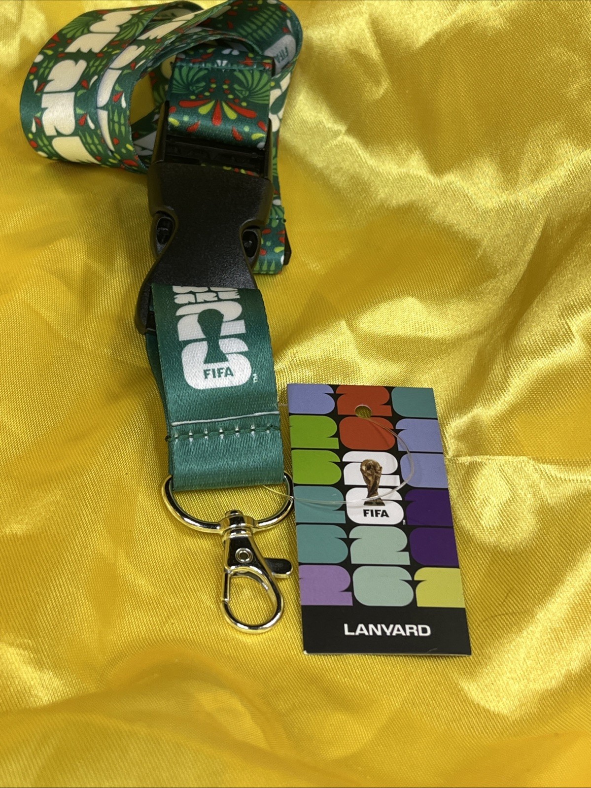 FIFA World Cup 2026 Official Mexico Green Neck Strap Lanyard