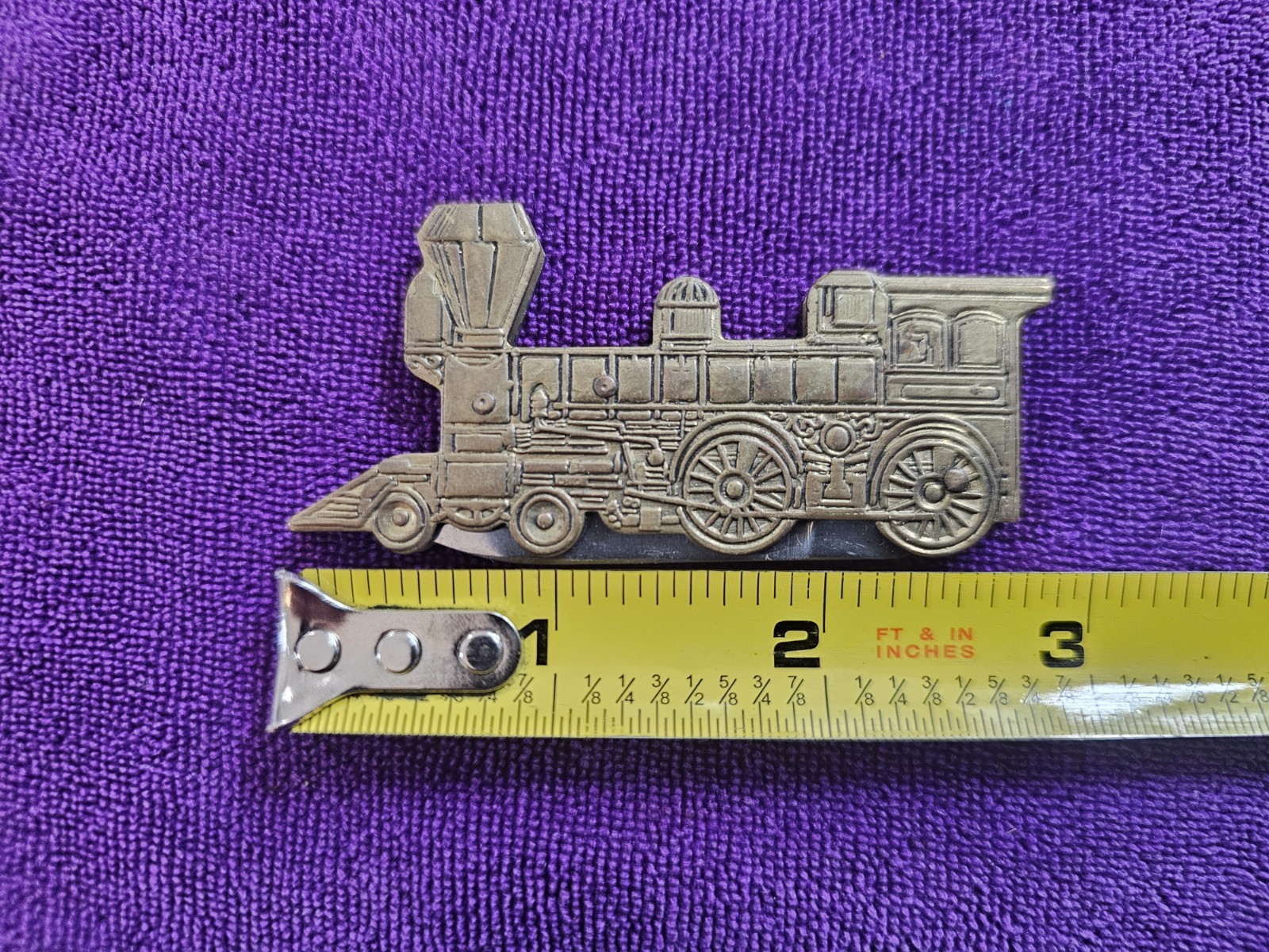Vintage Railroad Locomotive Steam Engine Train Pocket Knife Stainless Taiwan Vintage Railroad Locomotive Steam Engine Train Pocket Knife Stainless Taiwan