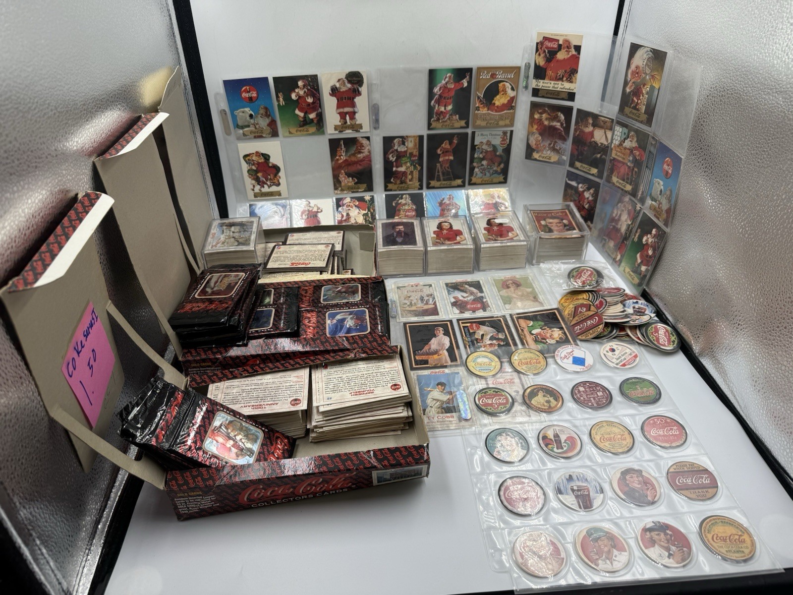 Huge Lot ~1000 Coca-Cola Trading Cards 1993/94 Complete Set 1-300 Rare Gold Foil Huge Lot ~1000 Coca-Cola Trading Cards 1993/94 Complete Set 1-300 Rare Gold Foil
