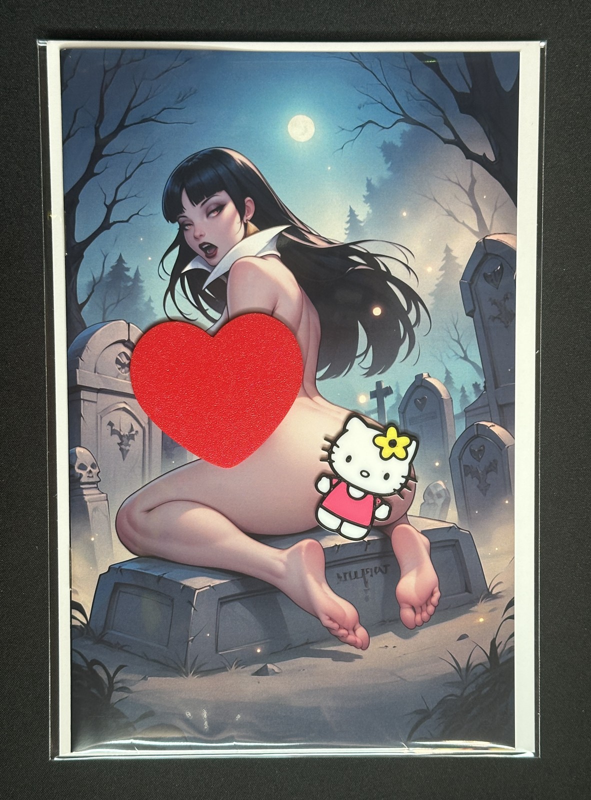 Keys Comics Vampirella Naughty Virgin Cover LTD 100