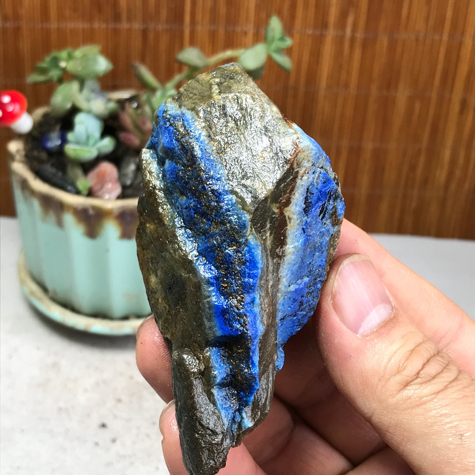 126g Natural lapis lazuli Crystal gemstone Rough Mineral Specimen healing A5054 126g Natural lapis lazuli Crystal gemstone Rough Mineral Specimen healing A5054