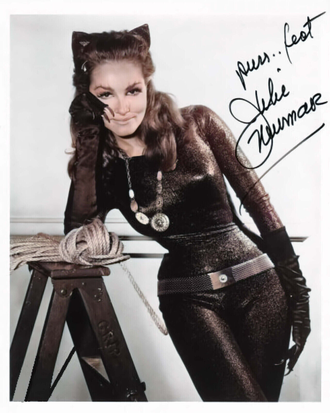 Julie Newmar Batman Catwoman signed 8.5x11 Signed Photo Reprint