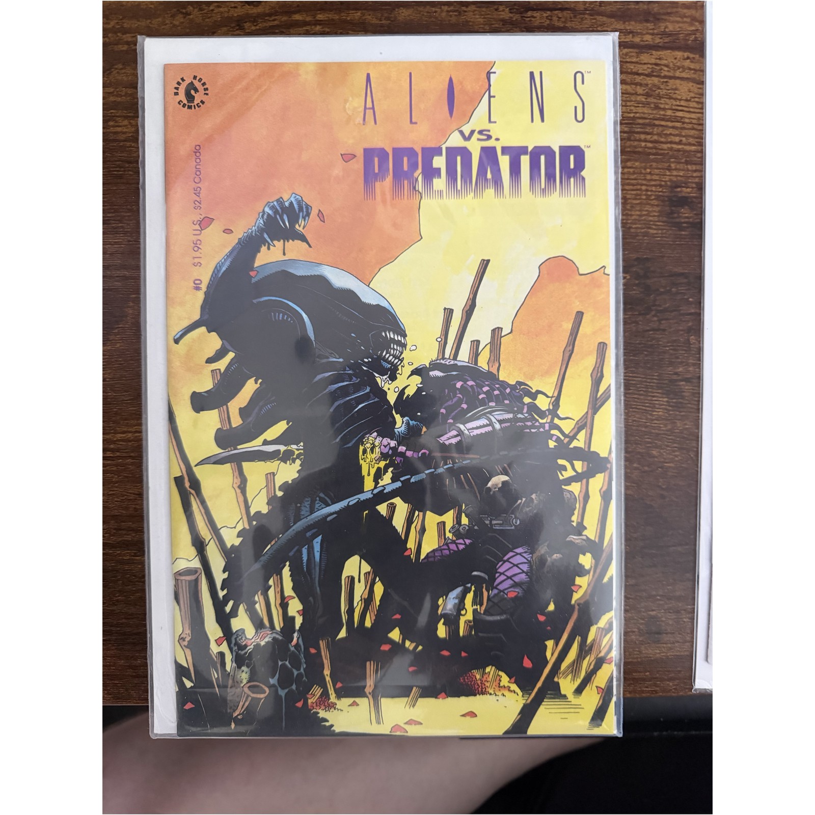 Aliens vs. Predator #0-2, #4 Dark Horse 1990 - 4 Comic Lot