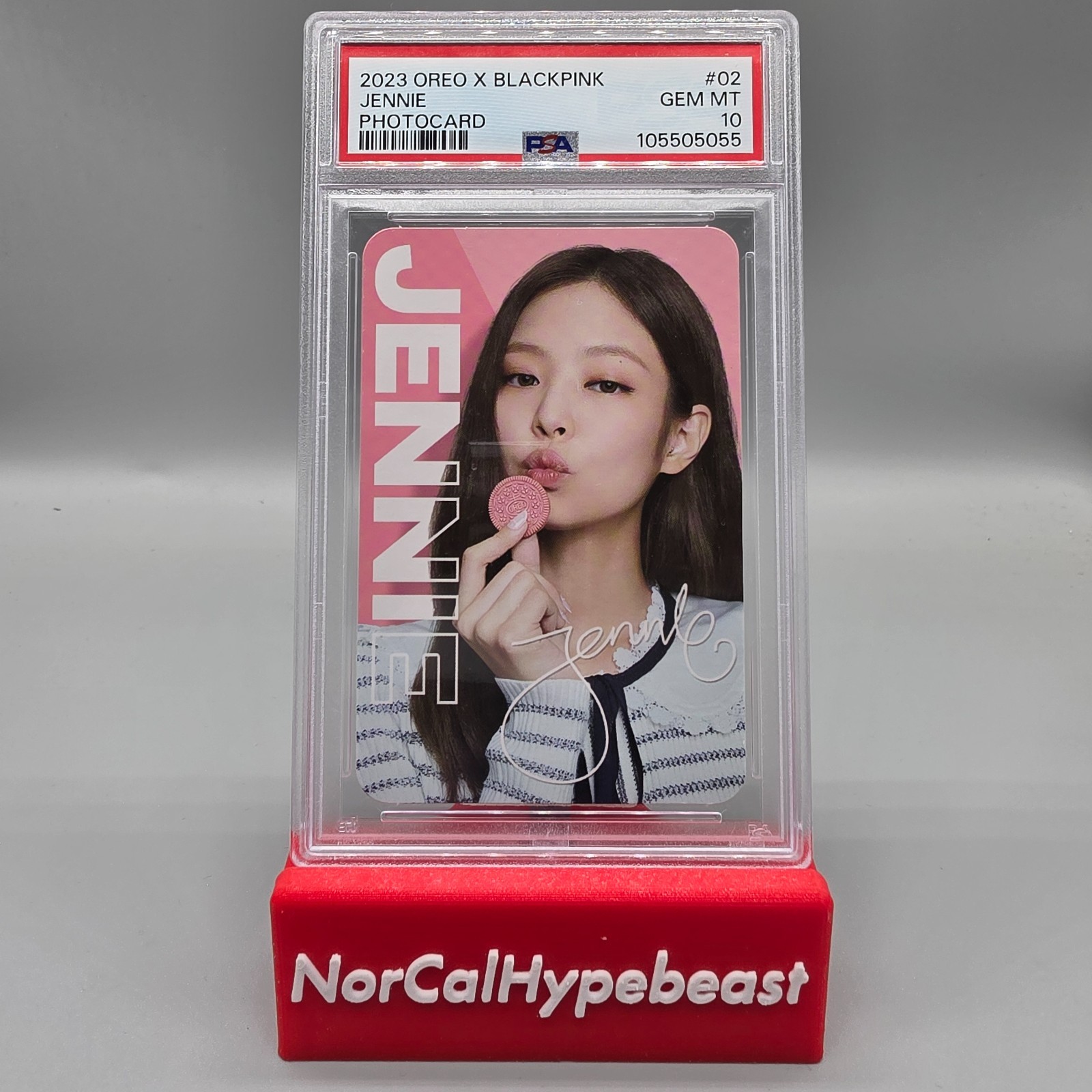 2023 Oreo X BlackPink JENNIE KIM #02 PhotoCard PSA 10 GEM MINT 2023 Oreo X BlackPink JENNIE KIM #02 PhotoCard PSA 10 GEM MINT