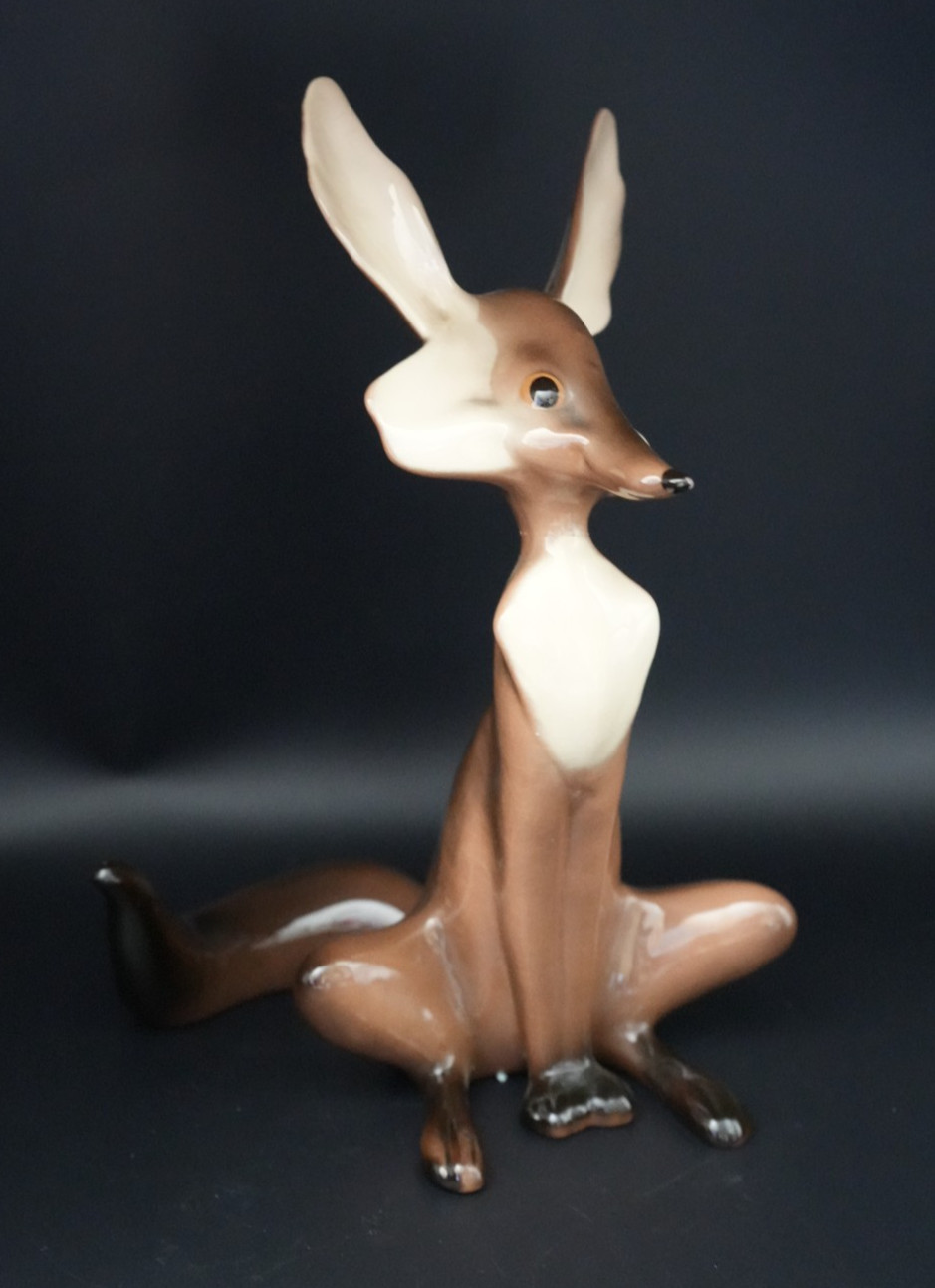 VINTAGE Hagen Renaker DW Designers Workshop 10 Inch Mr. Fox - Orig STICKER *READ VINTAGE Hagen Renaker DW Designers Workshop 10 Inch Mr. Fox - Orig STICKER *READ