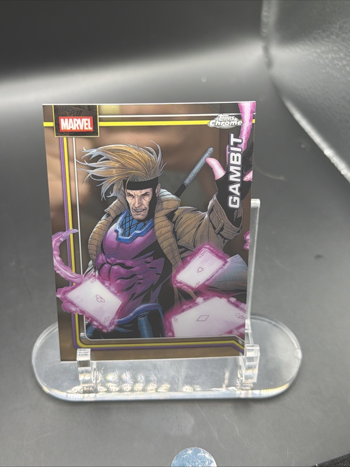 2026 Topps Chrome Marvel Comics Gambit #039 Base 2026 Topps Chrome Marvel Comics Gambit #039 Base
