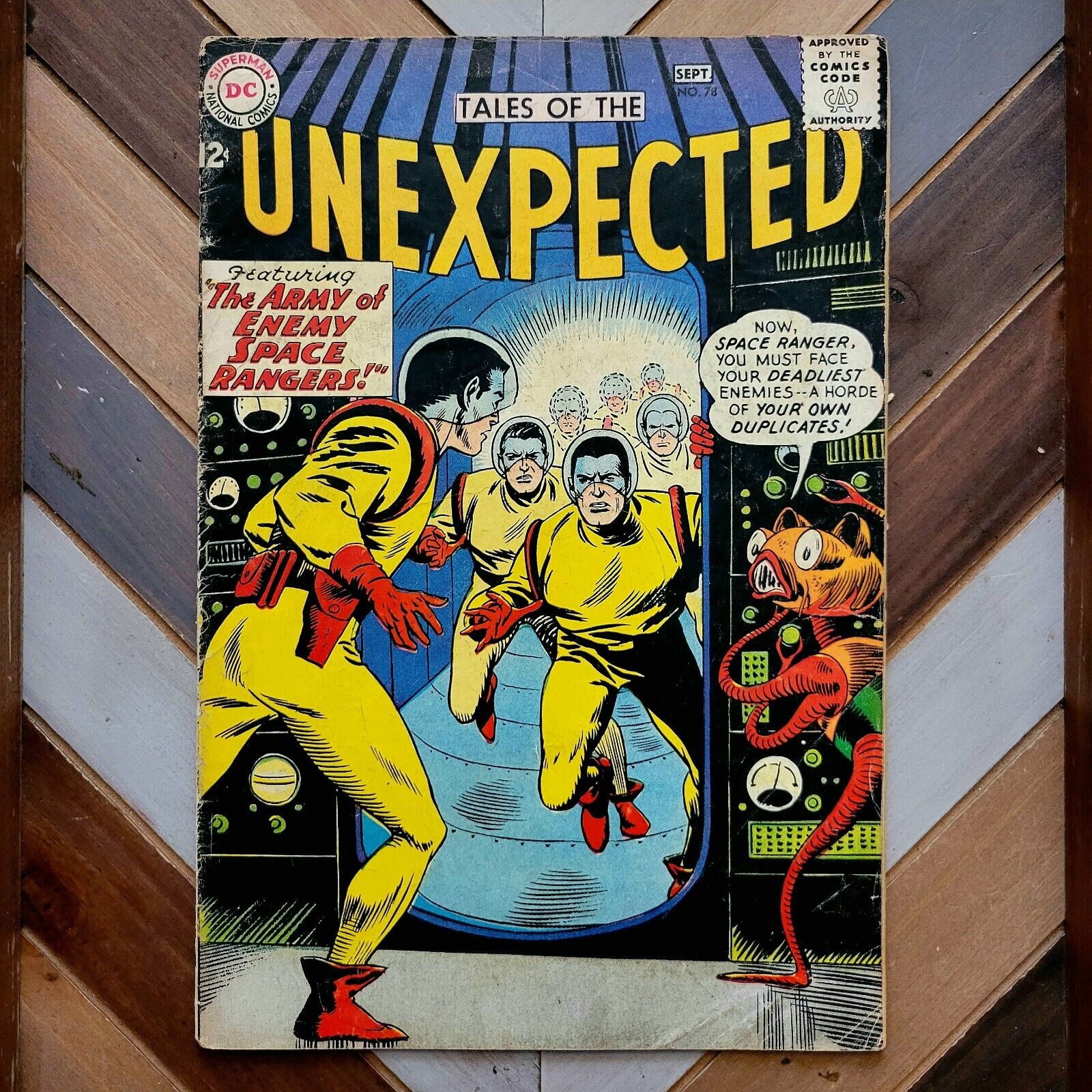 TALES of the UNEXPECTED #74 VG (DC 1963) PETRIFIED HEROES Arnold Drake Bob Brown