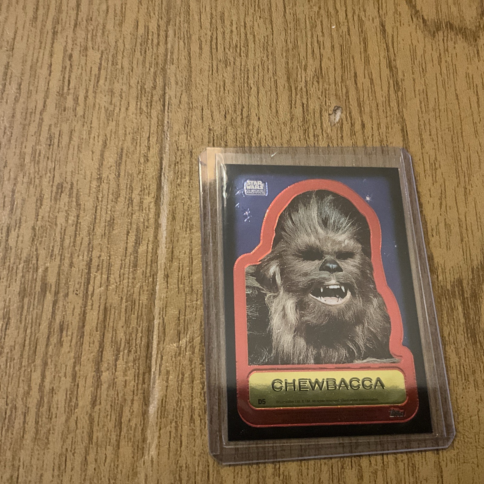 1999 Topps Chrome Archives Double-Sided Star Wars Chewbacca #D5