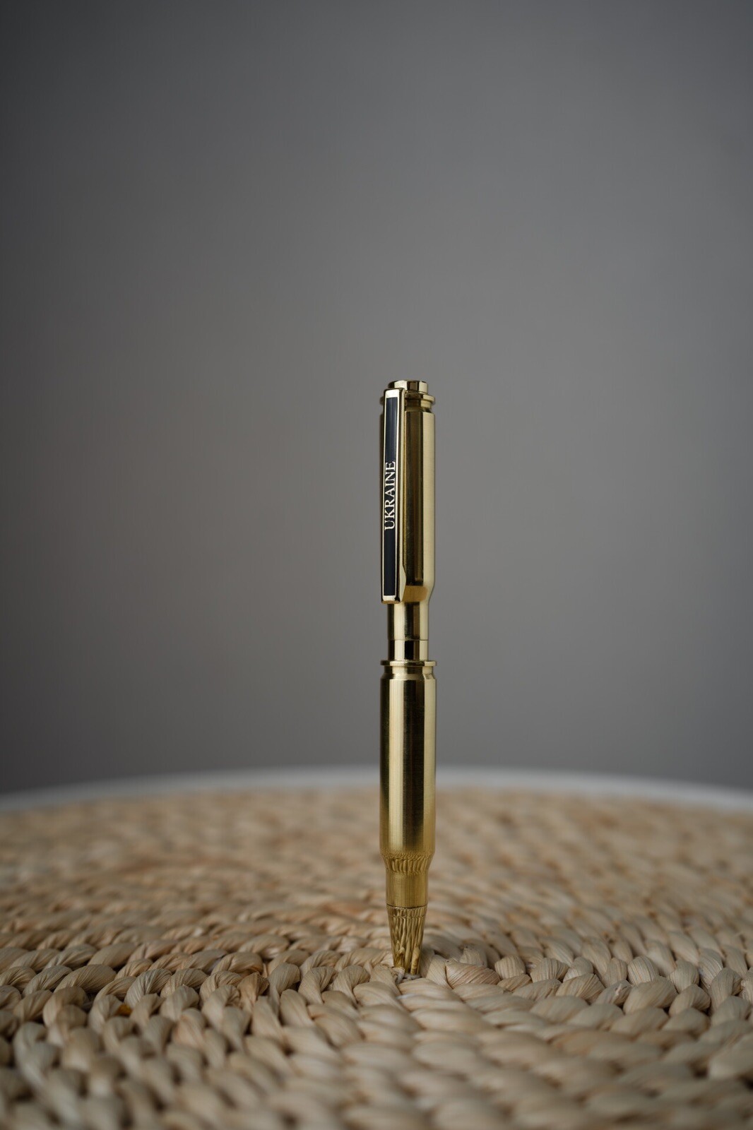 Limited Offer Unique Pen Made Of Real Cartridges Case Of Bullet 7.62 “Ukraine” Limited Offer Unique Pen Made Of Real Cartridges Case Of Bullet 7.62 “Ukraine”