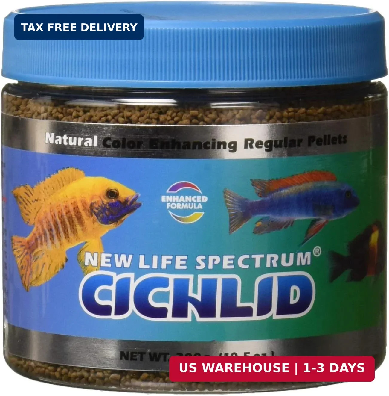 New Life Spectrum Naturox Series Cichlid Formula Supplement, 300g New Life Spectrum Naturox Series Cichlid Formula Supplement, 300g
