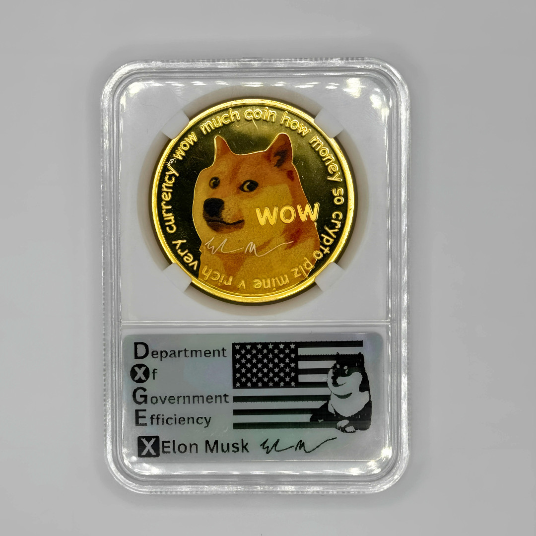 Elon Musk Signature Laser Engraved DOGE COIN- Limited Edition Elon Musk Signature Laser Engraved DOGE COIN- Limited Edition
