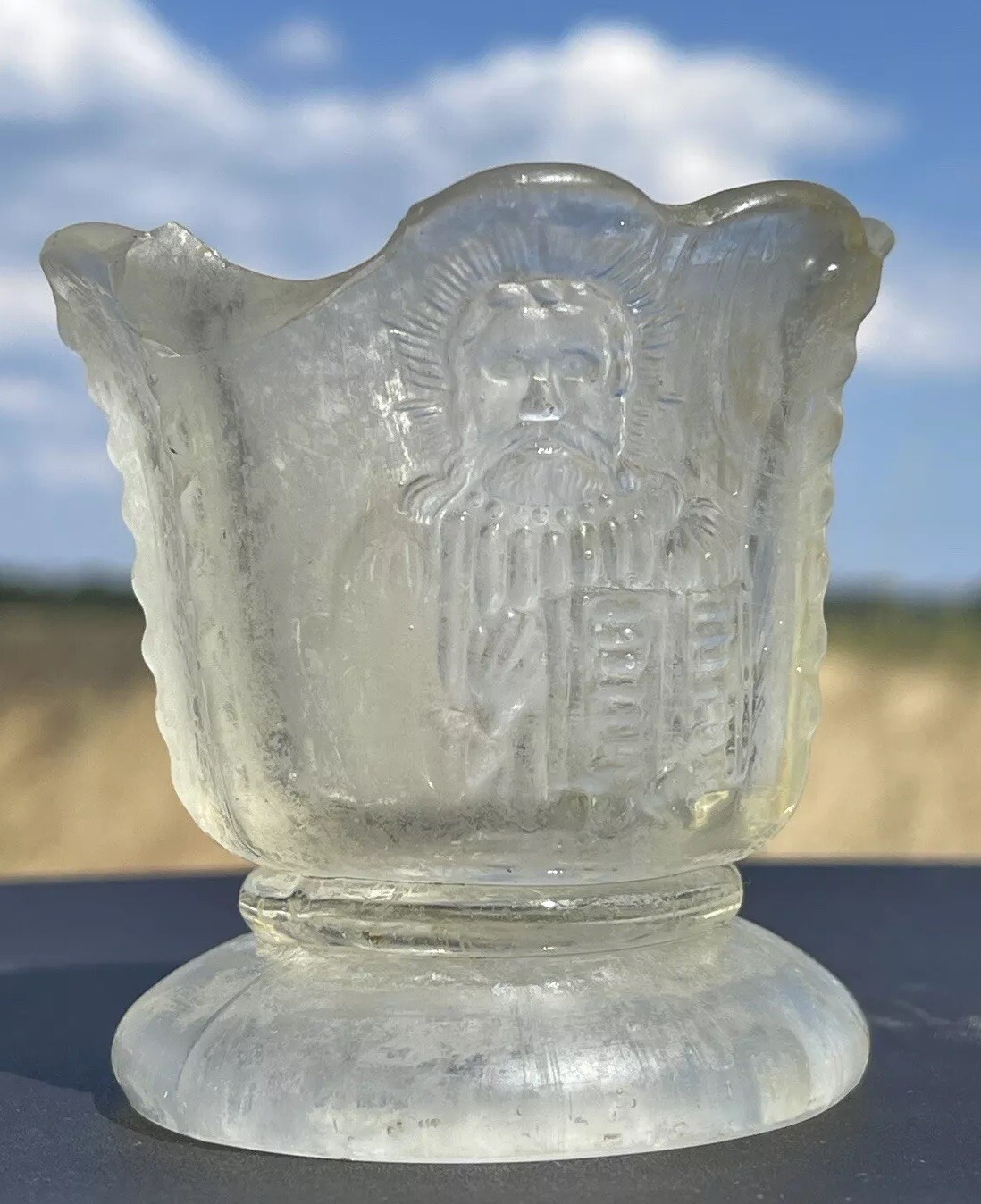 Pre-1900s Antique Lamp «Saint Nicholas the Wonderworker»