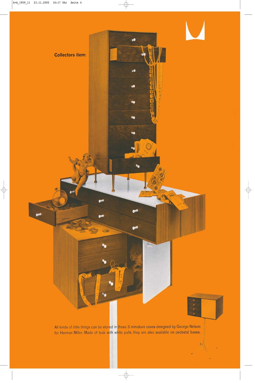 🟠 Vintage Herman Miller MCM Poster - Collectors Item 24x36