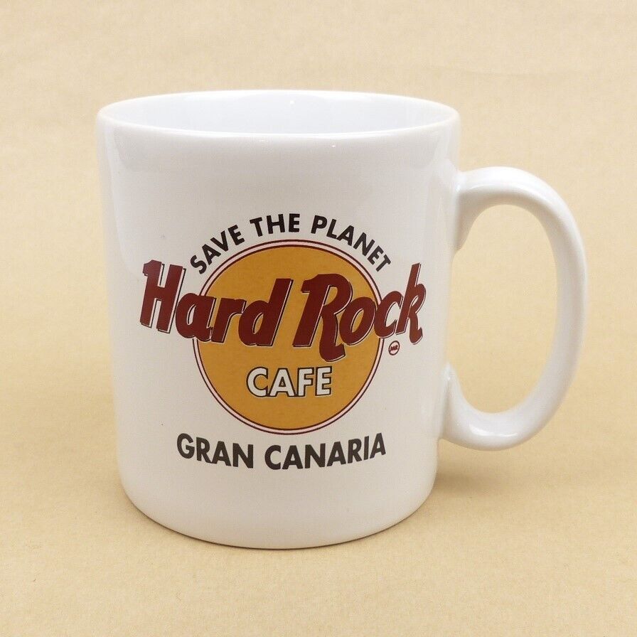 Hard Rock Cafe Gran Canaria Coffee Mug Save The Planet