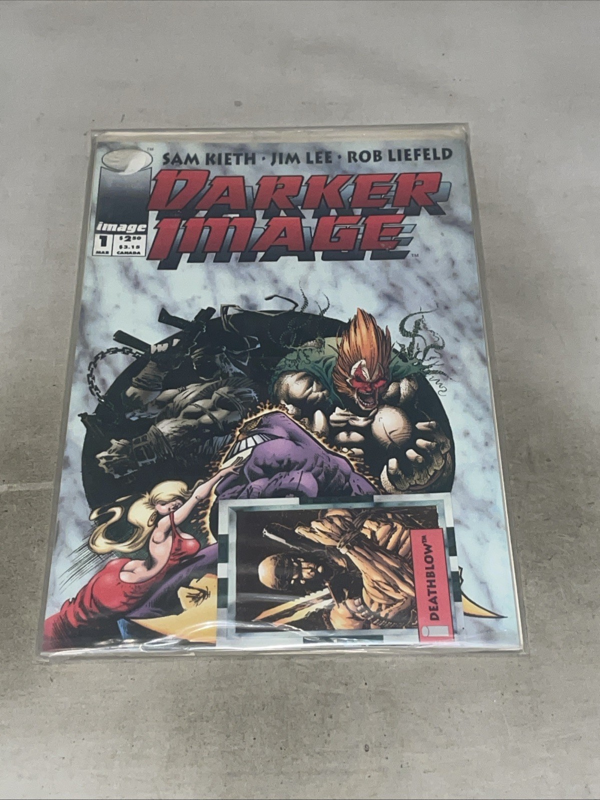 DARKER IMAGE #1, MAR 1993 ~ SEALED w/BONUS CARD / KIETH/ LEE/ LIEFIELD/ IMAGE DARKER IMAGE #1, MAR 1993 ~ SEALED w/BONUS CARD / KIETH/ LEE/ LIEFIELD/ IMAGE