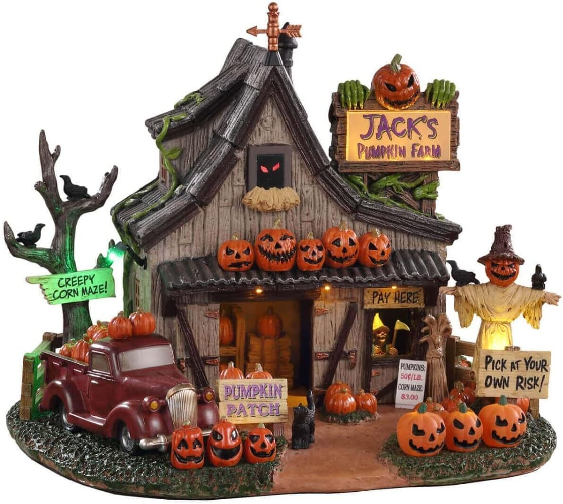 Lemax Jack's Pumpkin Farm, Battery Operated (4.5V) #04716