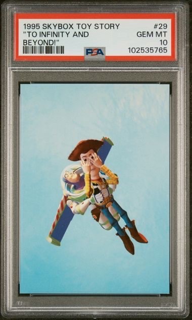 1995 Skybox Toy Story To Infinity and Beyond PSA 10 1995 Skybox Toy Story To Infinity and Beyond PSA 10
