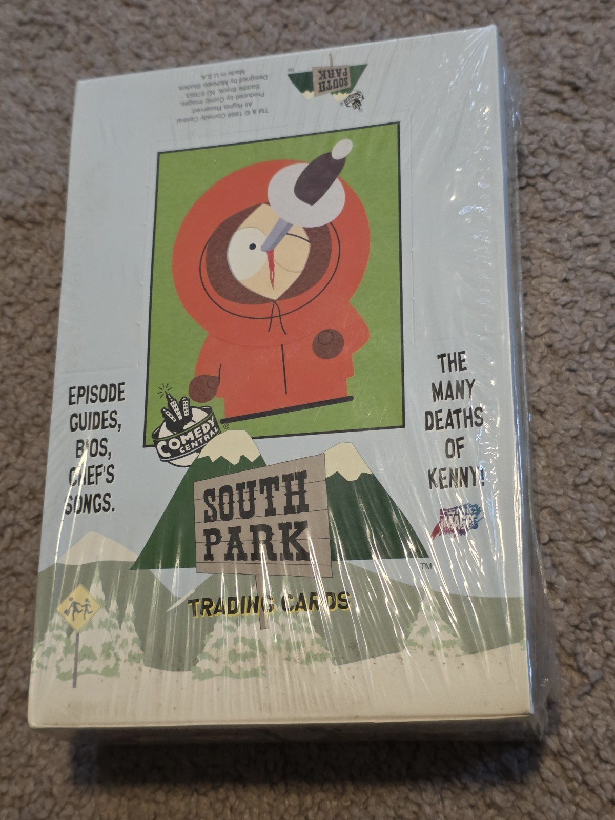 1998 South Park Trading Card Box Comic Images Factory Sealed Rare Tough Find 1998 South Park Trading Card Box Comic Images Factory Sealed Rare Tough Find