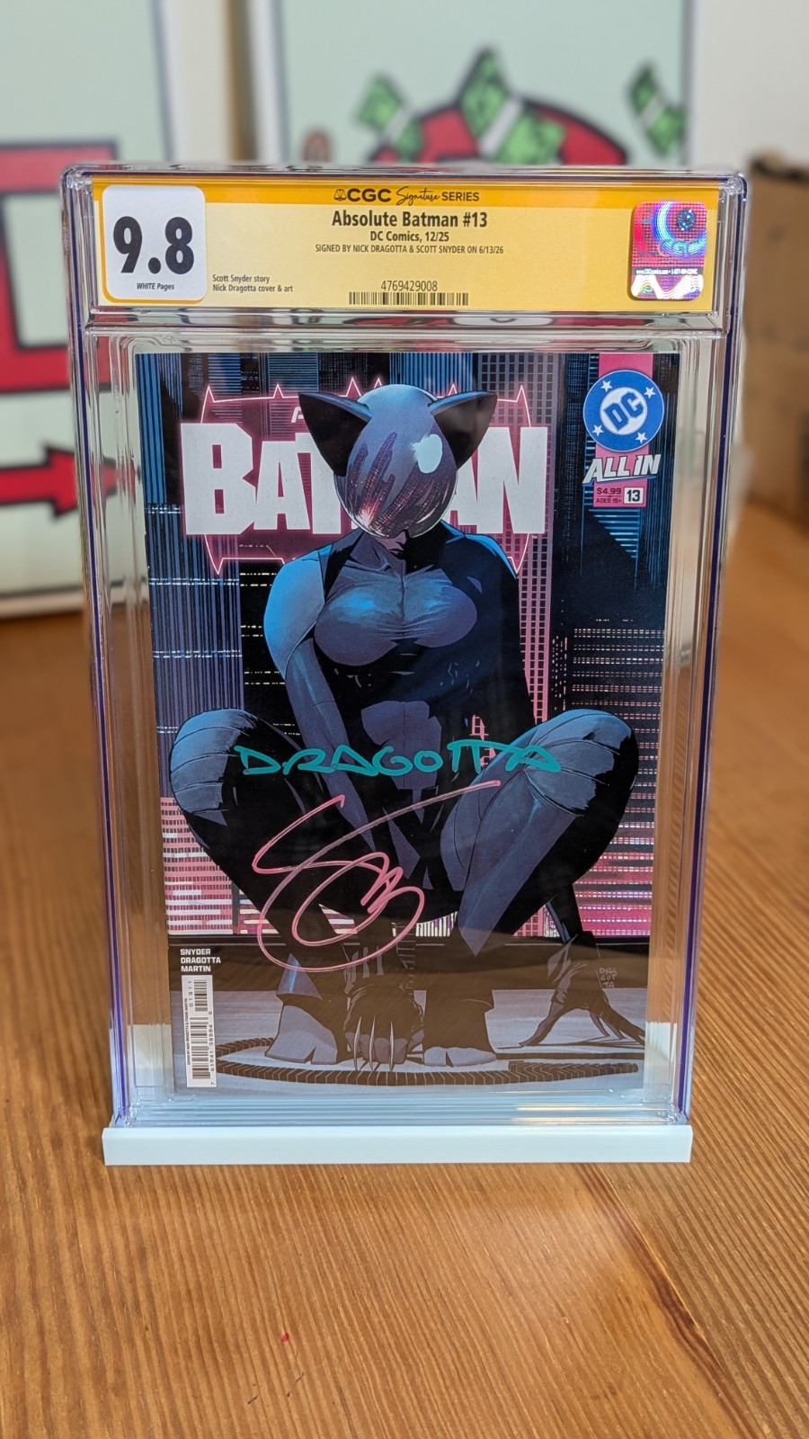 Absolute Batman #13 1st Print Signed by Scott Snyder & Nick Dragotta CGC SS 9.8