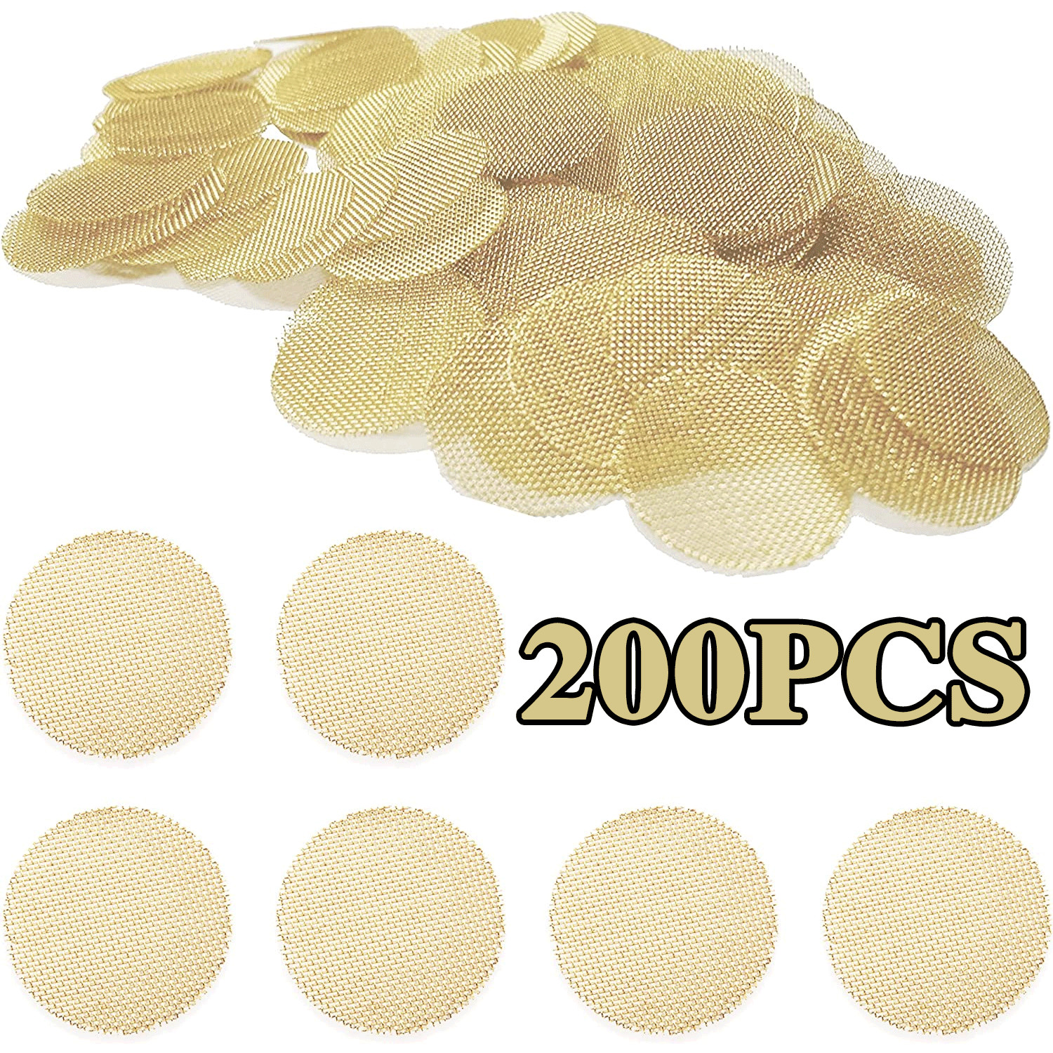 200 Pcs 1 2 Inch 12 66mm High Quality Brass Pipe Screens Made In USA 200 Pcs 1 2 Inch 12 66mm High Quality Brass Pipe Screens Made In USA