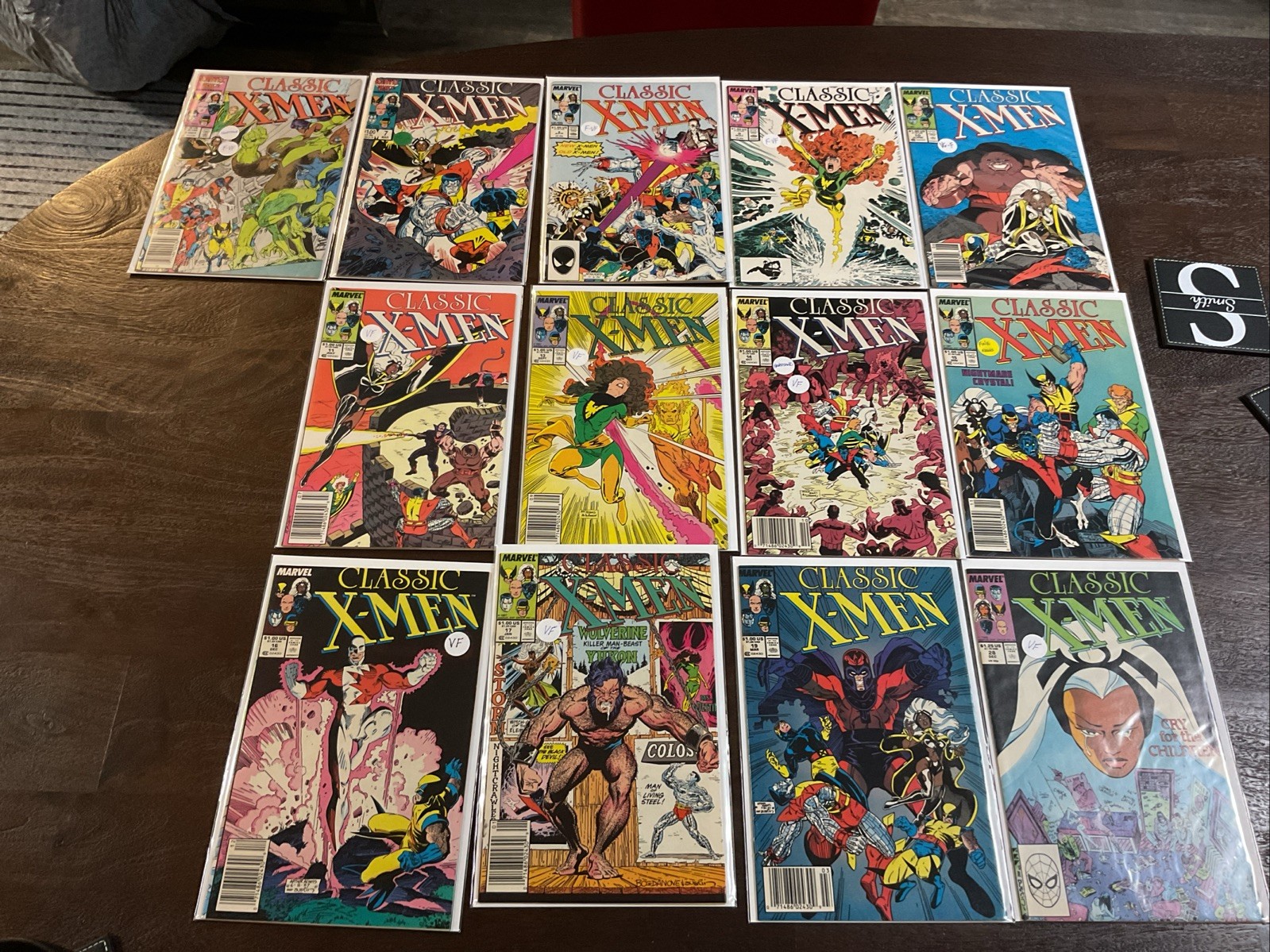 Vintage Classic X-Men Newsstand FINE-VF (Marvel 1986) Lot Of 13 (9 Newsstand) Vintage Classic X-Men Newsstand FINE-VF (Marvel 1986) Lot Of 13 (9 Newsstand)