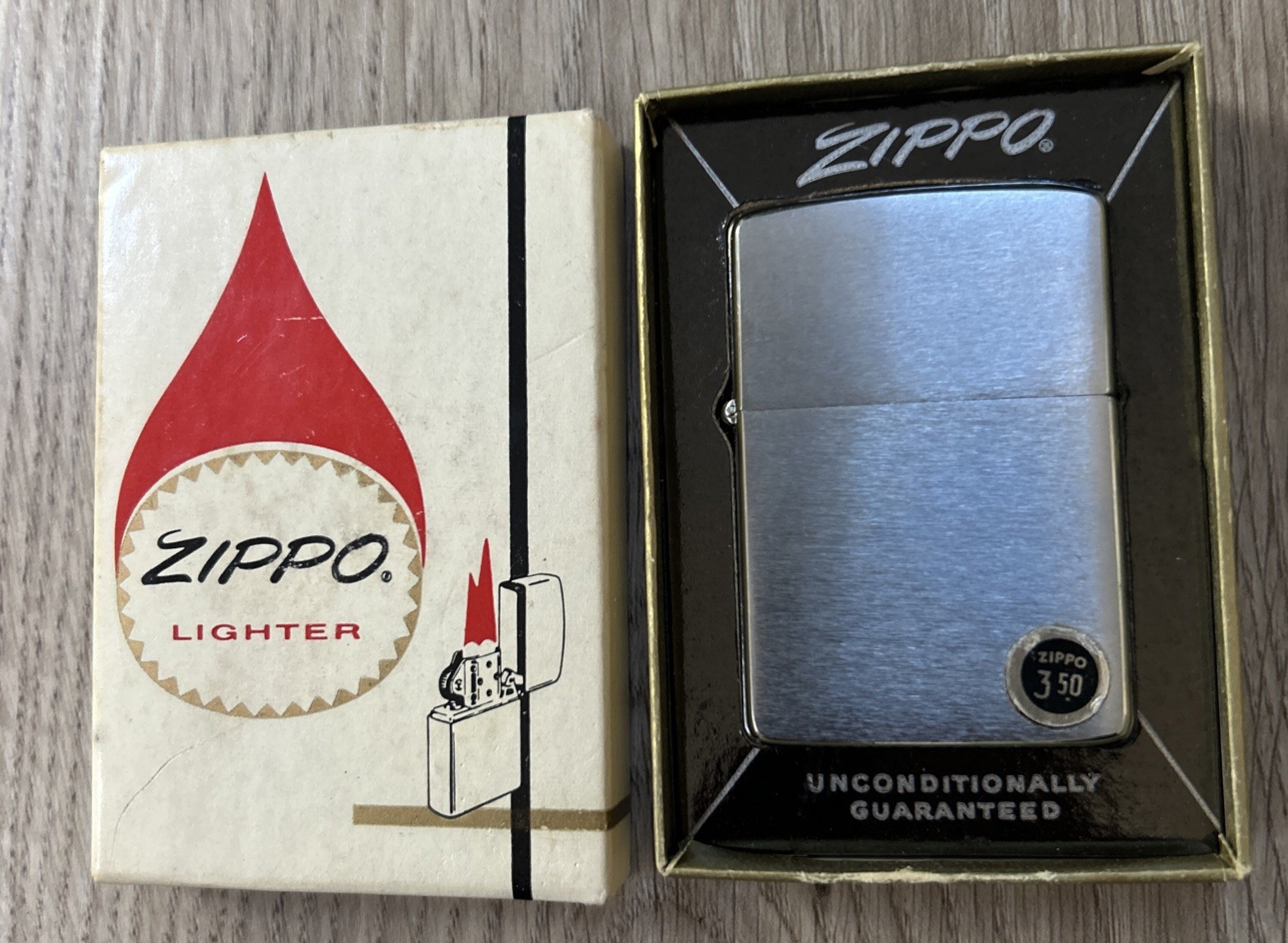 Vintage Zippo Lighter Brushed Chrome Pat 2517191 Bradford PA 1950s/60s Windproof Vintage Zippo Lighter Brushed Chrome Pat 2517191 Bradford PA 1950s/60s Windproof