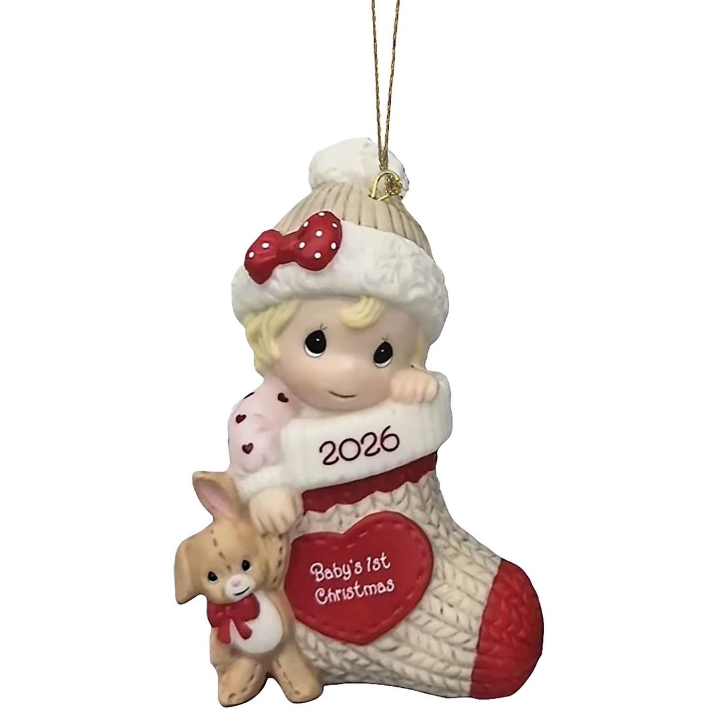 PRE-ORDER Dated 2026 Baby Girl Ornament By: Christmas Precious Moments *SHIPS PRE-ORDER Dated 2026 Baby Girl Ornament By: Christmas Precious Moments *SHIPS
