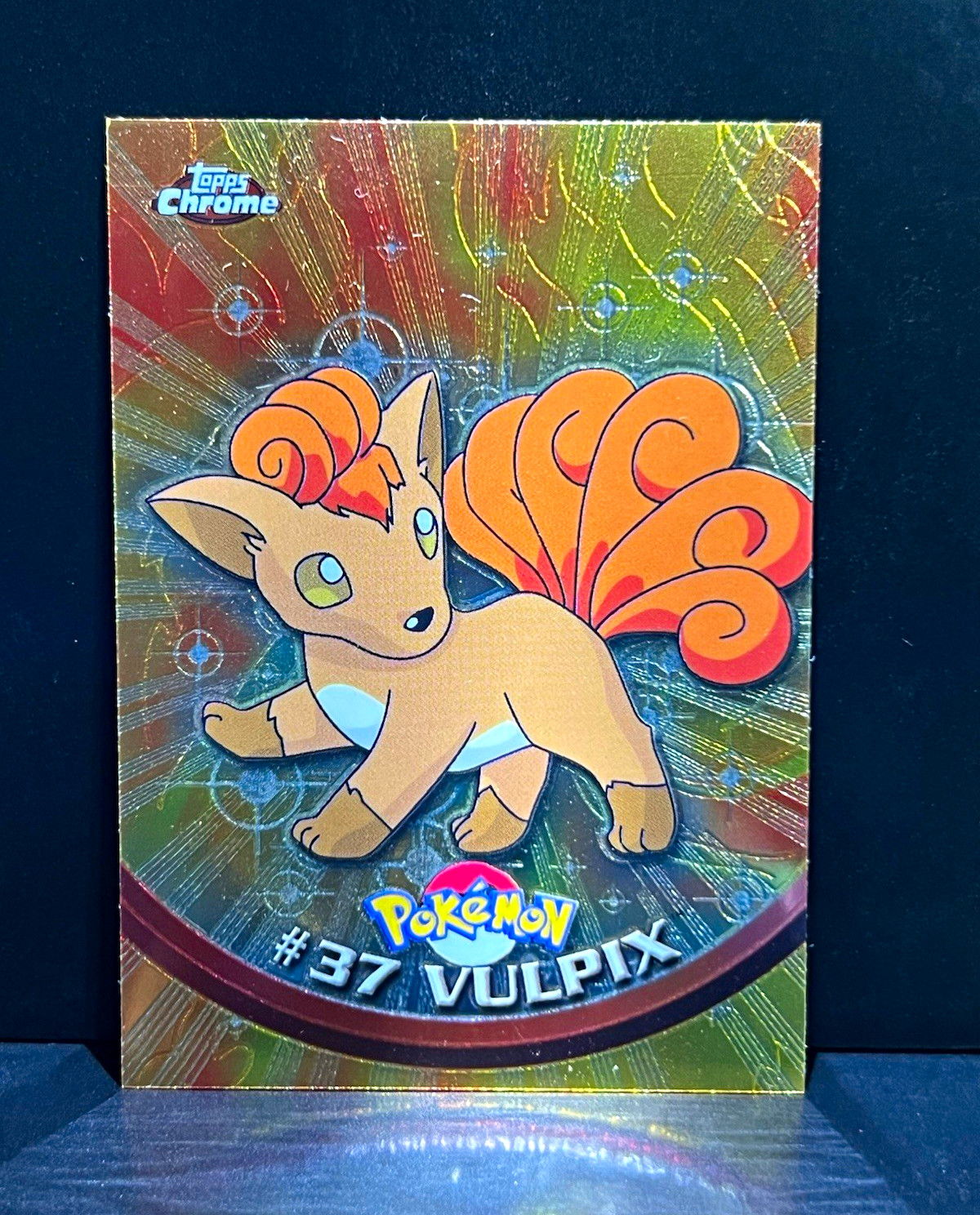 2000 Topps Chrome Holo Pokémon TV Animation Edition #37 Vulpix 2000 Topps Chrome Holo Pokémon TV Animation Edition #37 Vulpix