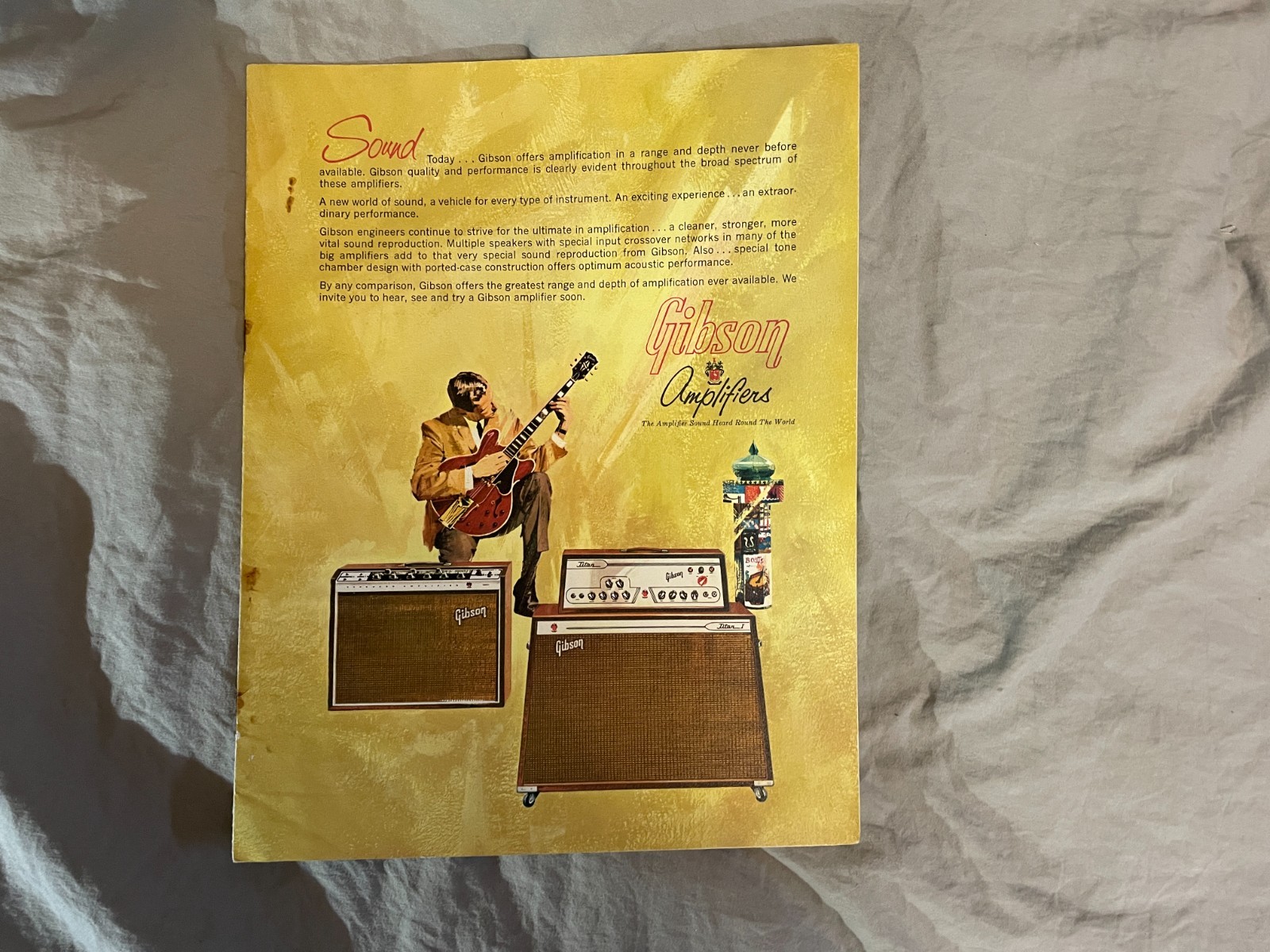 1964 Gibson Guitars Gibson Amplifiers Newsletter Catalog Vintage 1964 Gibson Guitars Gibson Amplifiers Newsletter Catalog Vintage