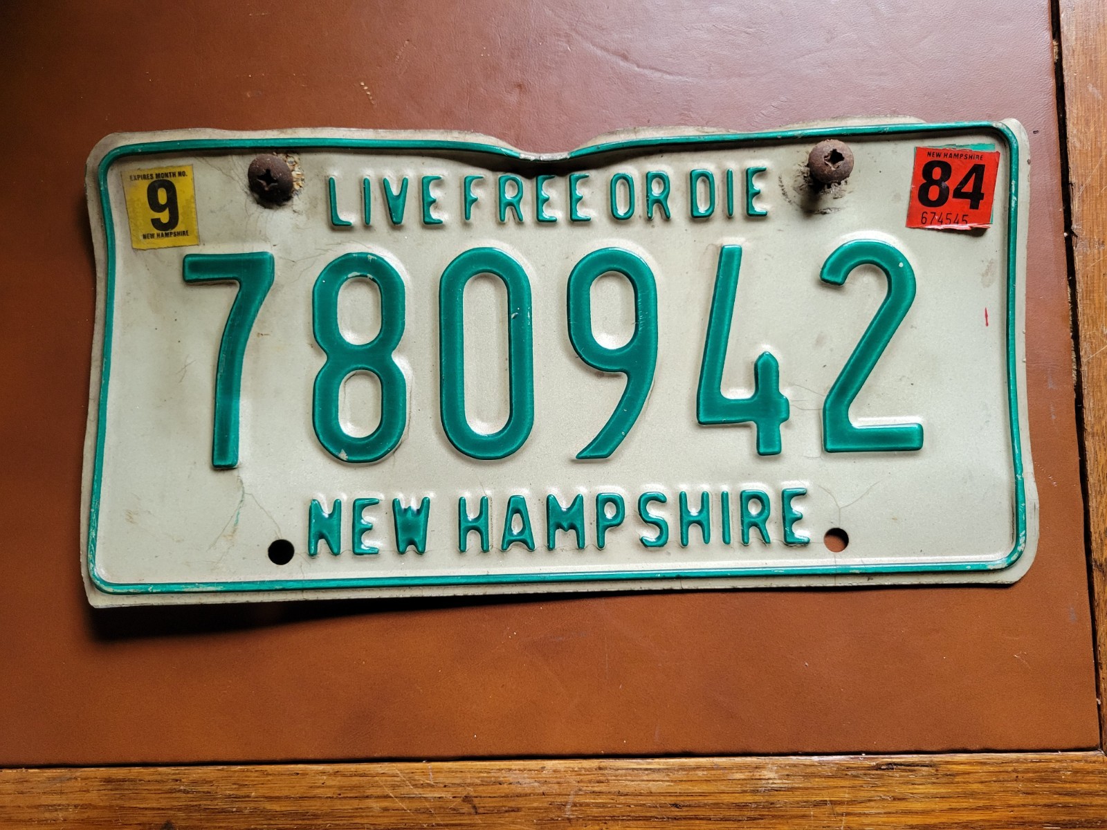 Vintage 1984 New Hampshire License Plate Live Free Or Die 1980s NH Tag 780942 Vintage 1984 New Hampshire License Plate Live Free Or Die 1980s NH Tag 780942
