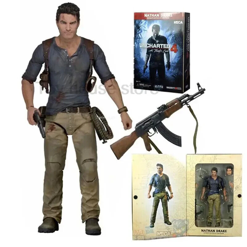 NECA Uncharted 4 A thief's end NATHAN DRAKE Action Figure Model Toys Collectable