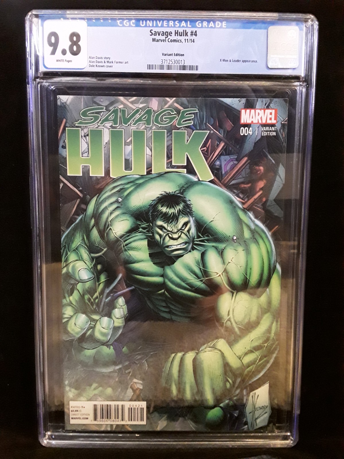 Savage Hulk # 4 1:50 Dale Keown Variant CGC 9.8 RARE HTF NM/MT Marvel