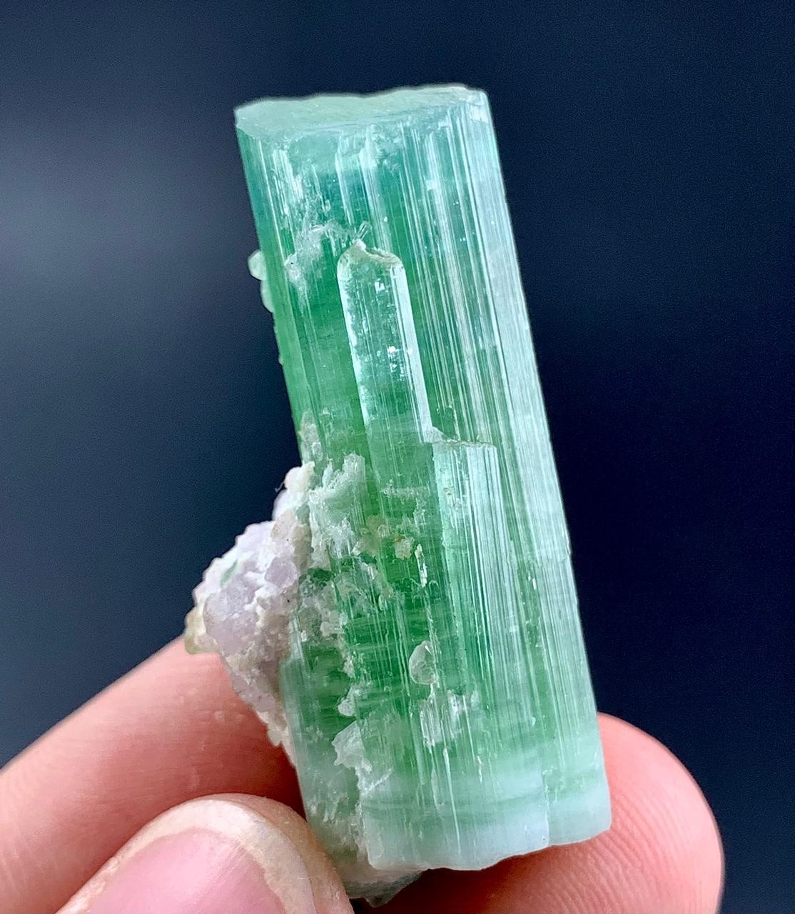 73 Carat Tourmaline Crystal Specimen From Afghanistan 73 Carat Tourmaline Crystal Specimen From Afghanistan