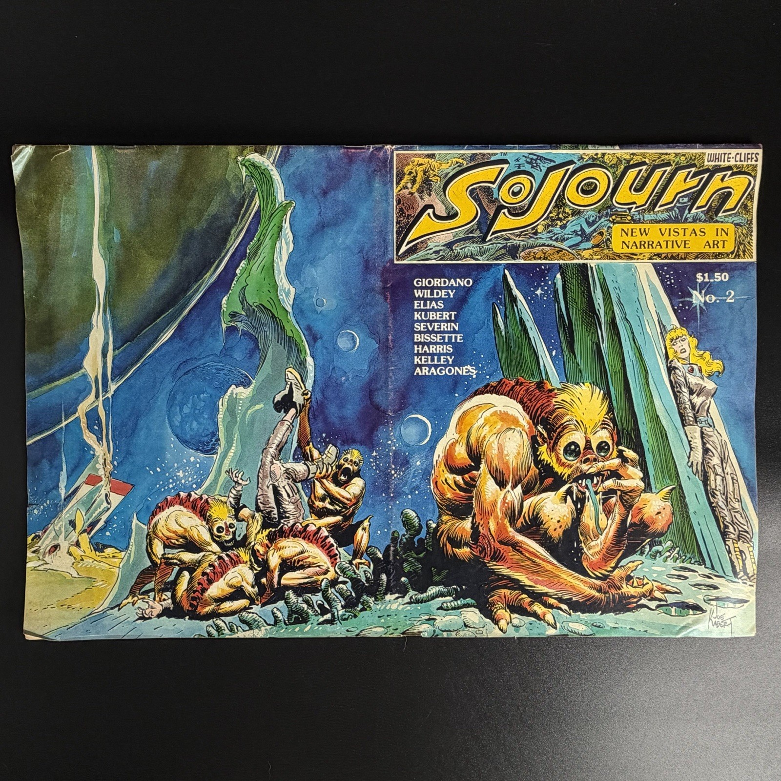 1977 White Cliffs - SOJOURN Vol 1 #2 - Oversized Comic - 1st print - Joe Kubert 1977 White Cliffs - SOJOURN Vol 1 #2 - Oversized Comic - 1st print - Joe Kubert