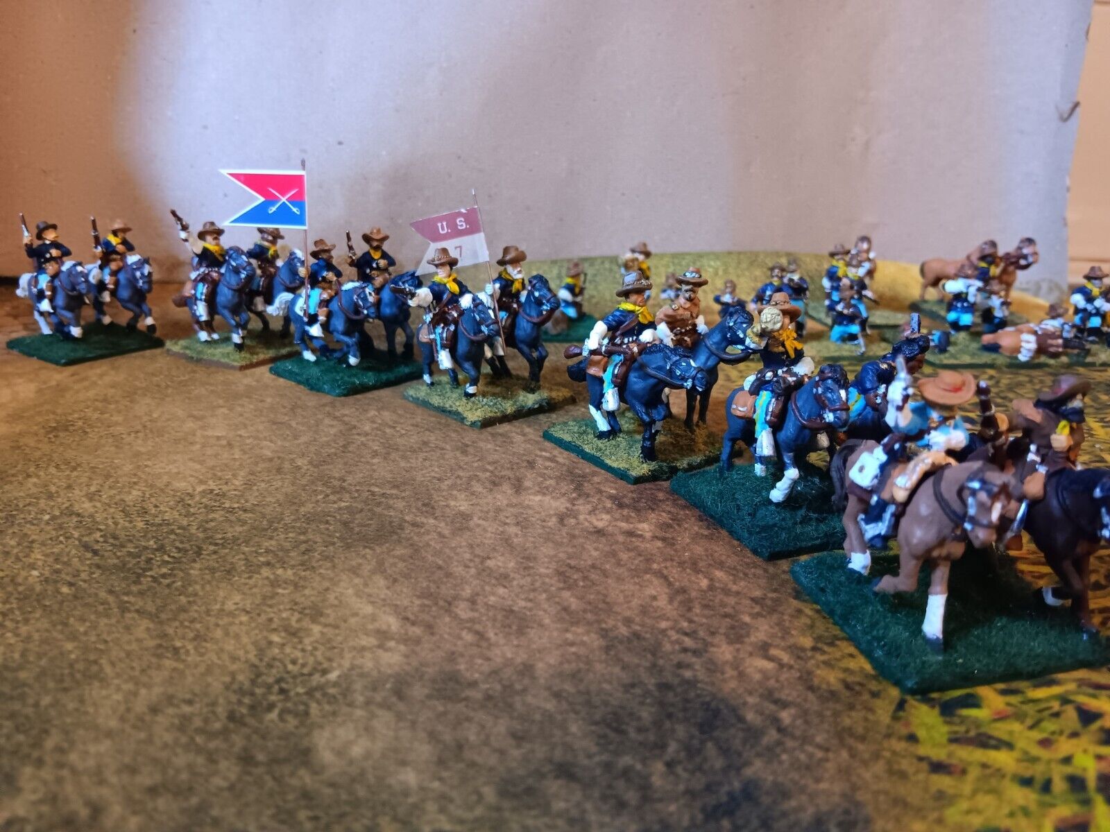 Rare 28mm Metal, 7th Cavalry /Plain Wars Collection . (Excellent Condition).