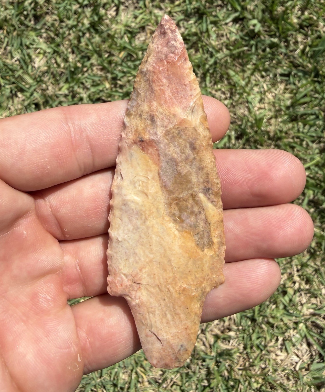 Newnan Lochloosa High Quality Authentic Arrowhead Artifact Central Florida 3.92” Newnan Lochloosa High Quality Authentic Arrowhead Artifact Central Florida 3.92”