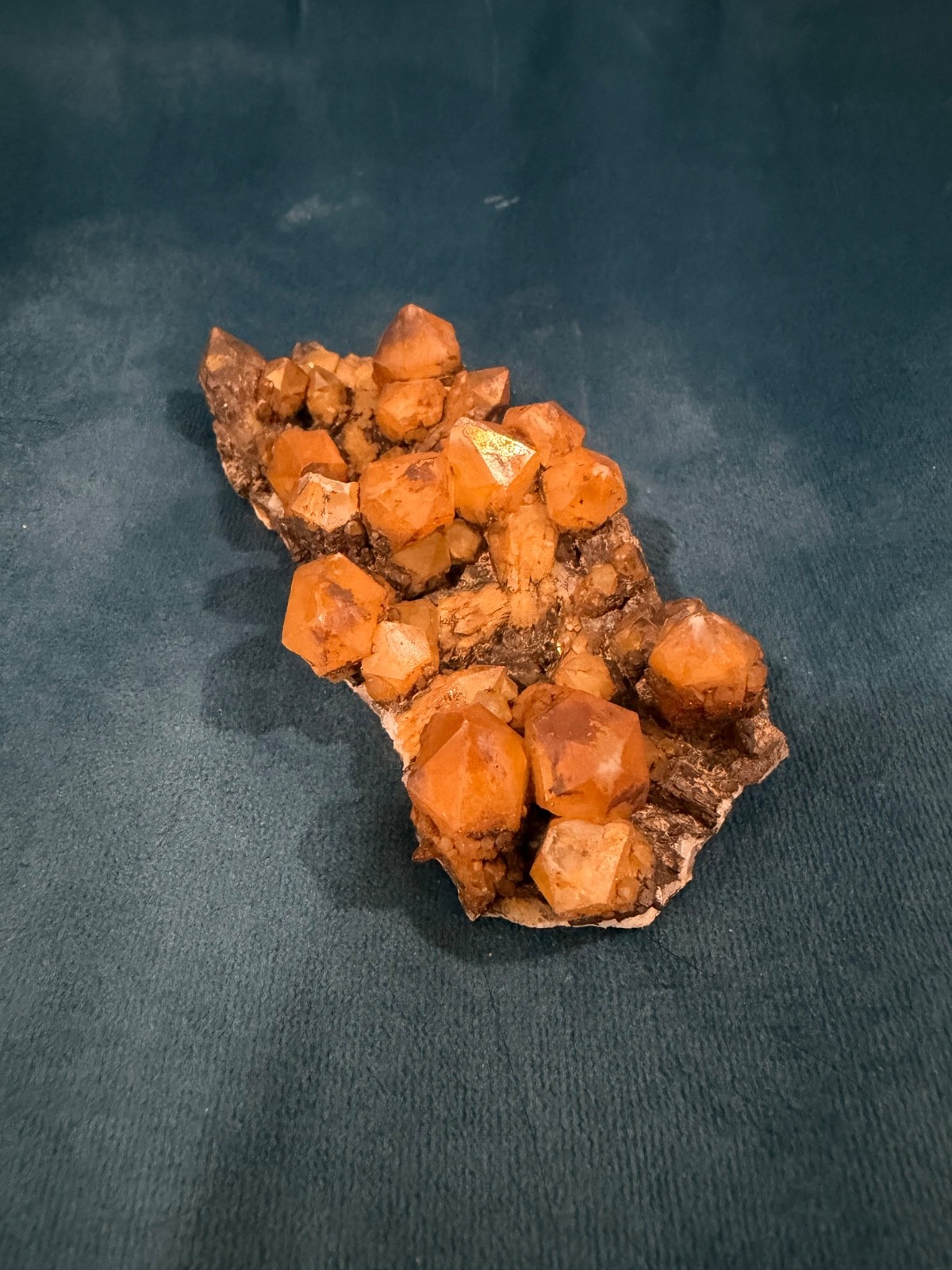 Natural Yellow/Orange Quartz plate -111 gms