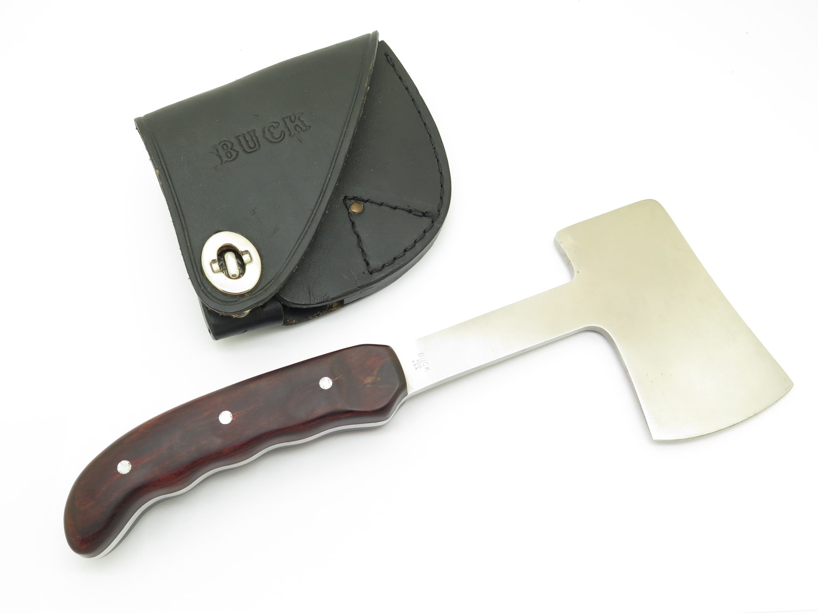 Vintage 1972-86 Buck Knives 106 USA Wood Handle Hatchet Hunting Camp Axe Vintage 1972-86 Buck Knives 106 USA Wood Handle Hatchet Hunting Camp Axe