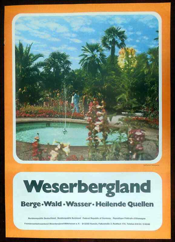 Original Poster Germany Bad Pyrmont Weserbergland Oasis