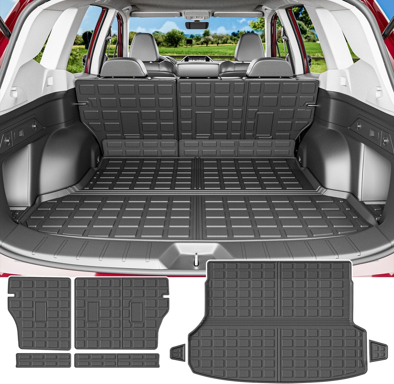 Cargo Mat Compatible with 2019-2024 Subaru Forester Trunk Mat Cargo Liner Back S Cargo Mat Compatible with 2019-2024 Subaru Forester Trunk Mat Cargo Liner Back S