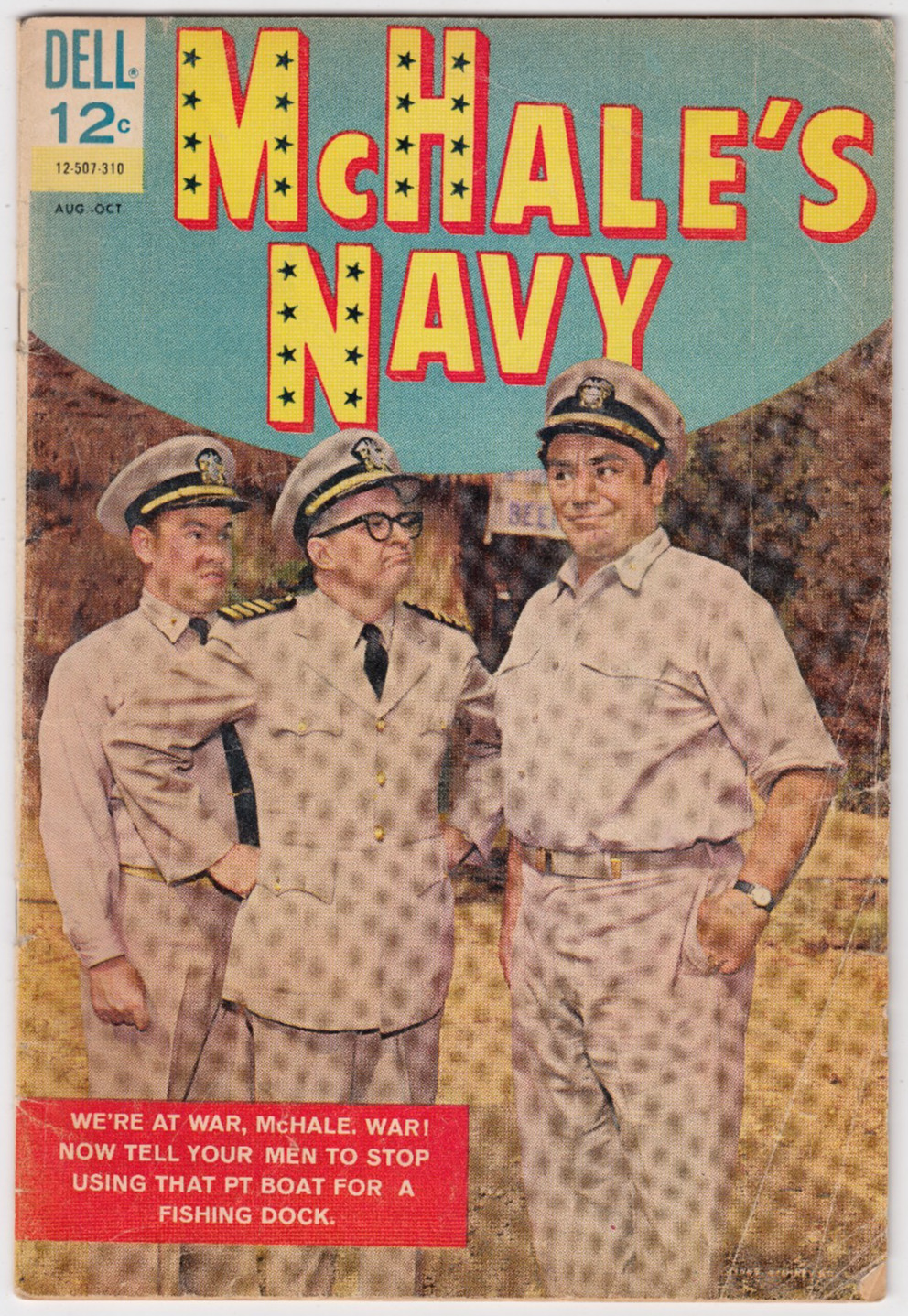McHALE'S NAVY, #2, Ernest Borgnine, Tim Conway, 12¢, Dell Comics, 1963 McHALE'S NAVY, #2, Ernest Borgnine, Tim Conway, 12¢, Dell Comics, 1963