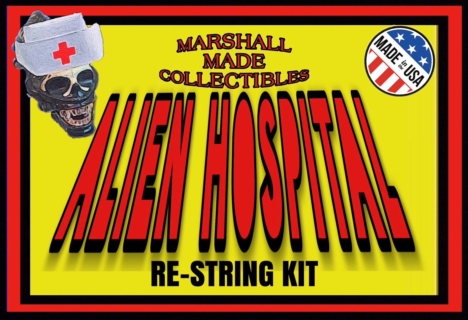 1979 Kenner 18" ALIEN RESTRING KIT In Custom Package From Alien Hospital 1979 Kenner 18" ALIEN RESTRING KIT In Custom Package From Alien Hospital