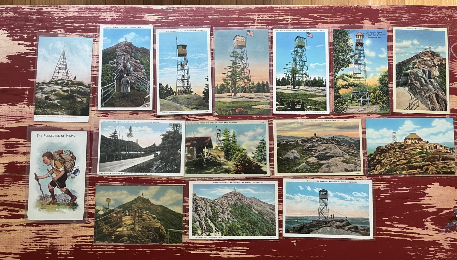 15 Vintage Adirondack ADK Fire Tower Postcards 15 Vintage Adirondack ADK Fire Tower Postcards
