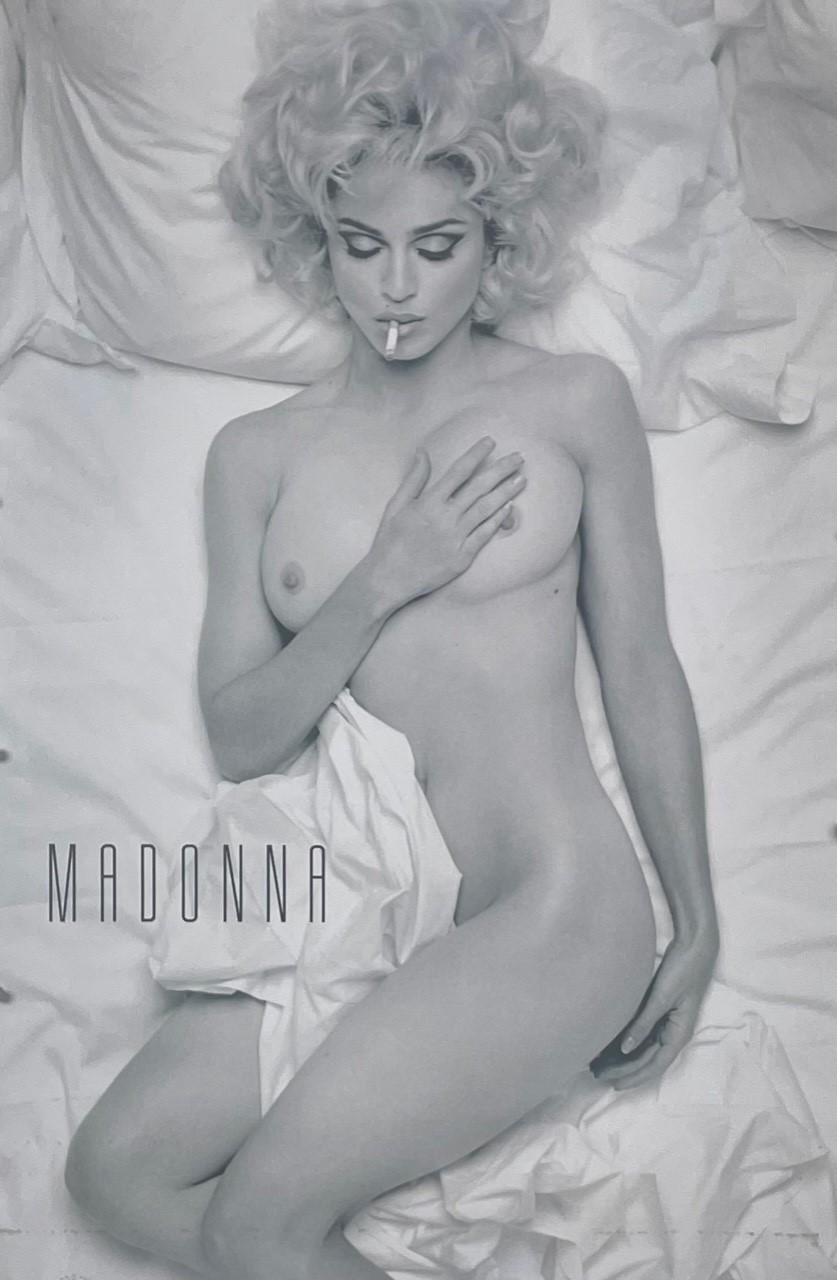 (AI Upscaled) 24x36 Madonna smoking, mature Poster *READ DESCRIPTION* (AI Upscaled) 24x36 Madonna smoking, mature Poster *READ DESCRIPTION*